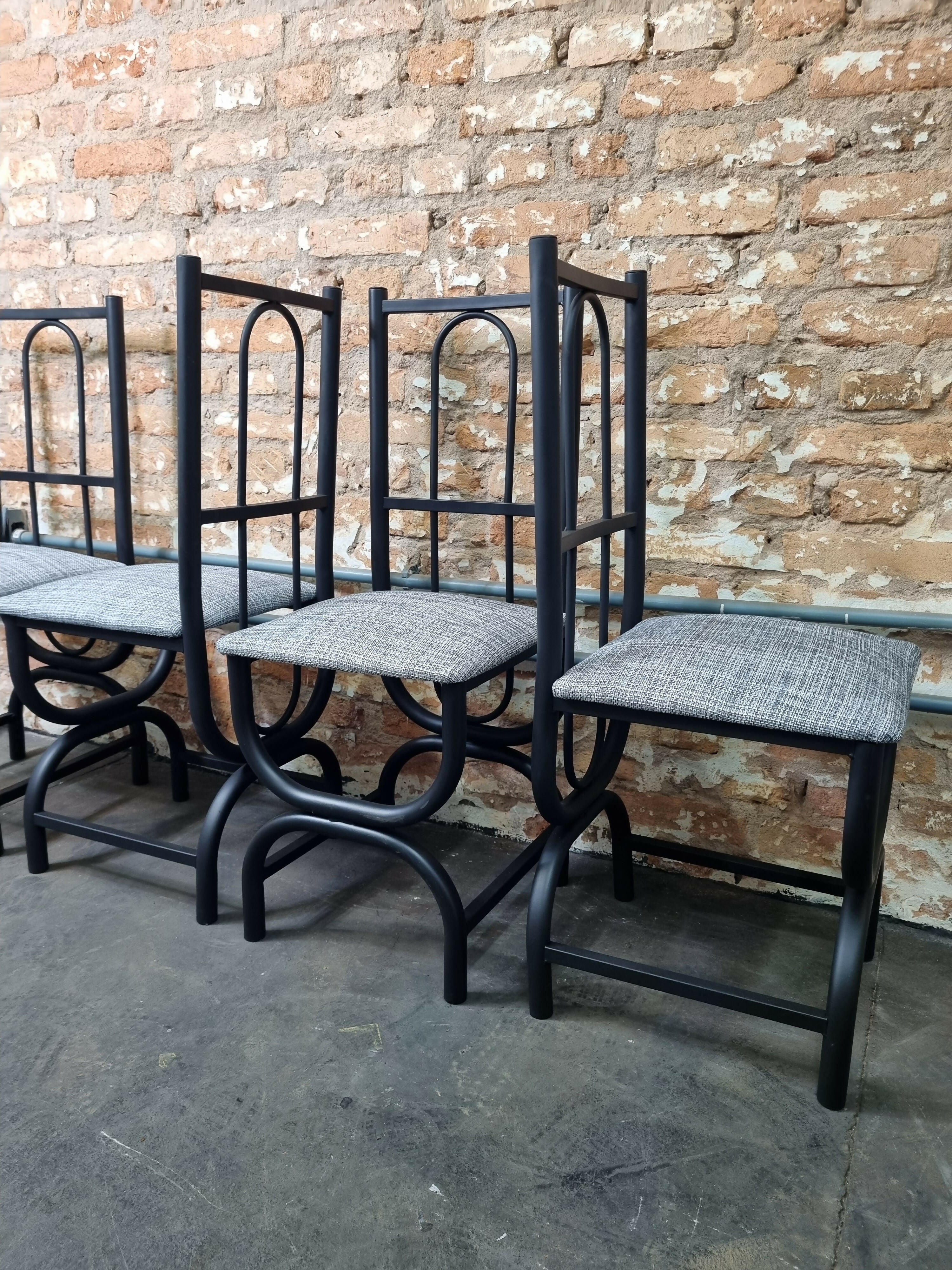 Set de cadeiras ferro vintage estilo Art Deco