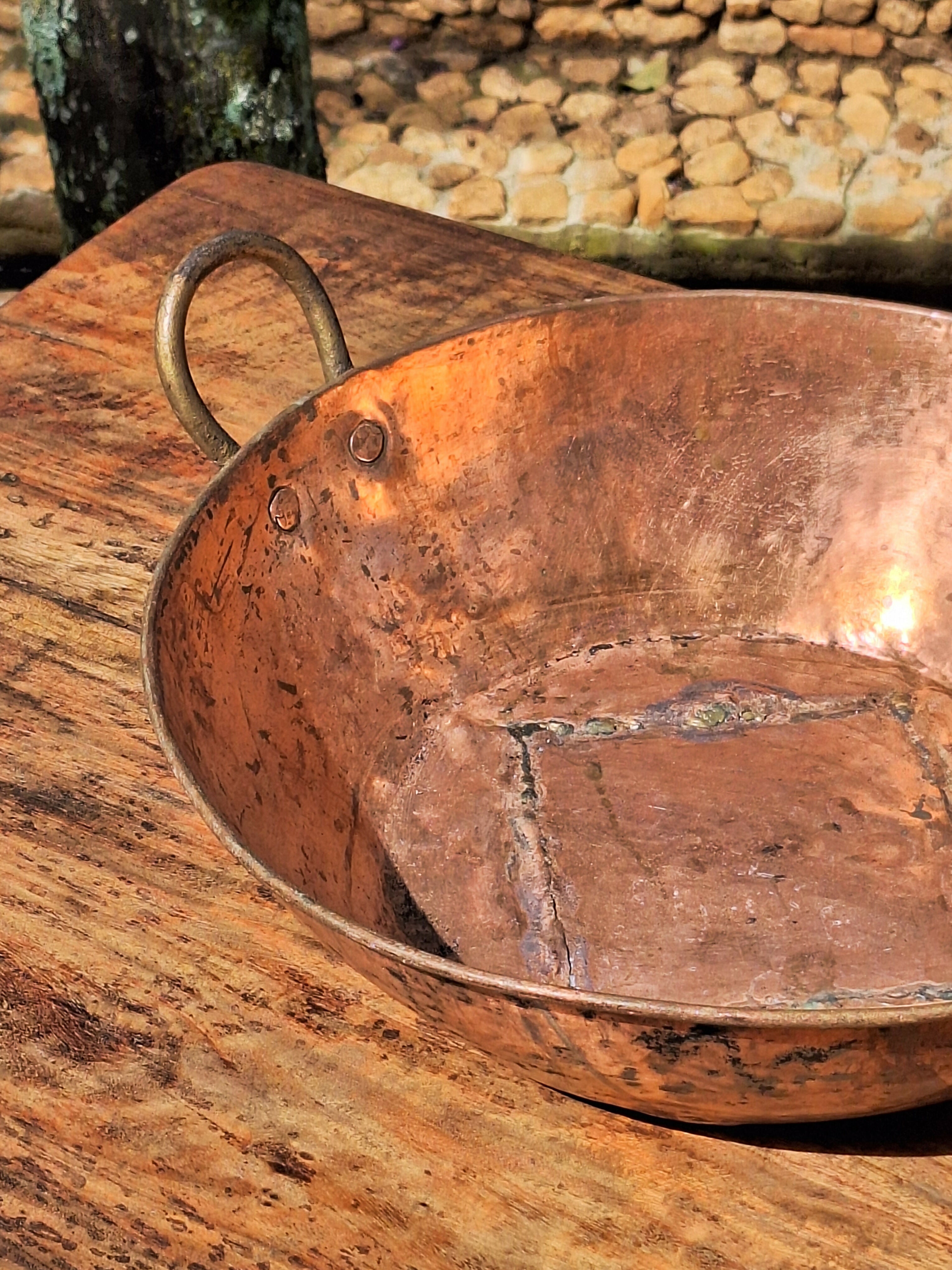 Tacho de Cobre Antigo Garimpo Mineiro