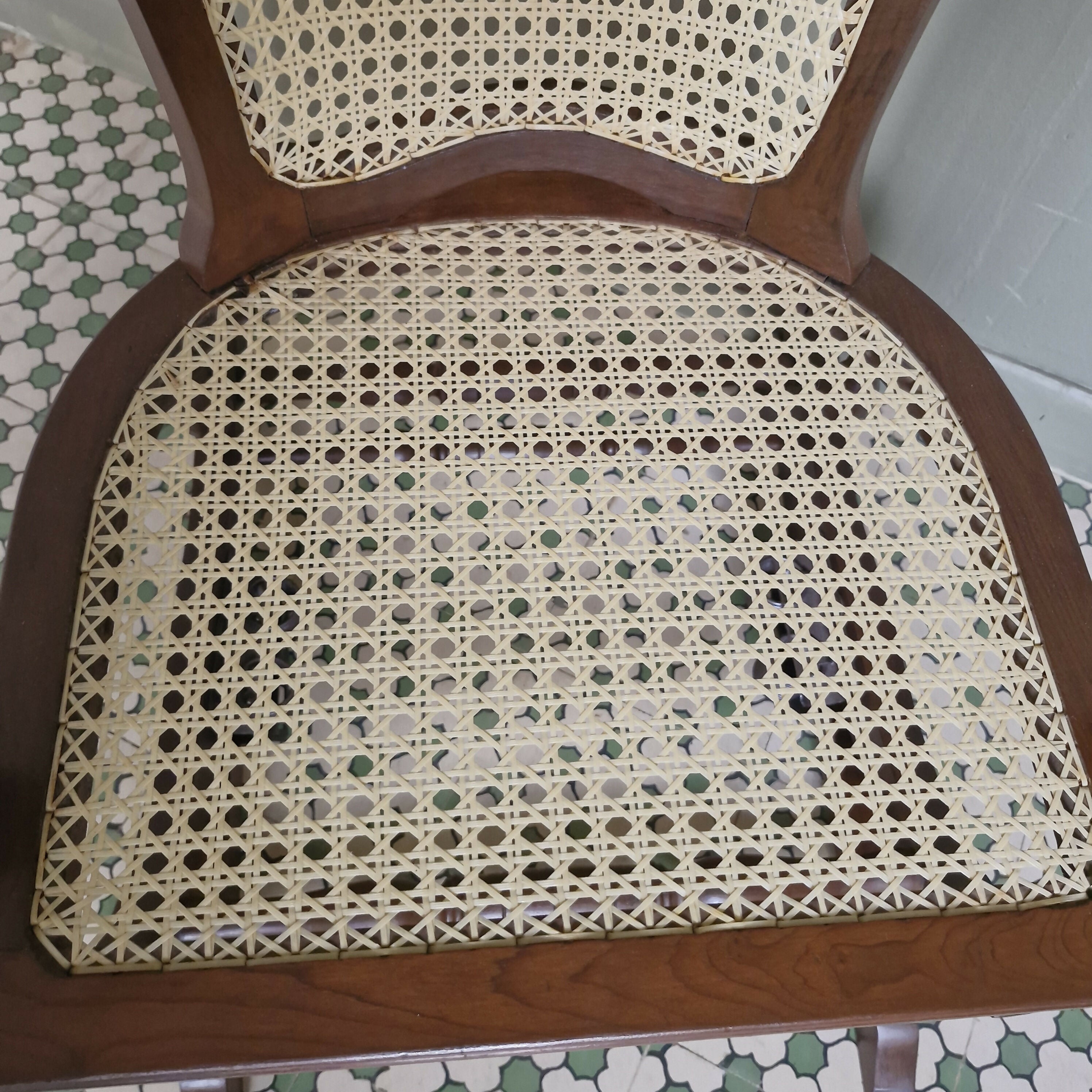 Cadeira de Balanço Colonial com palhinha