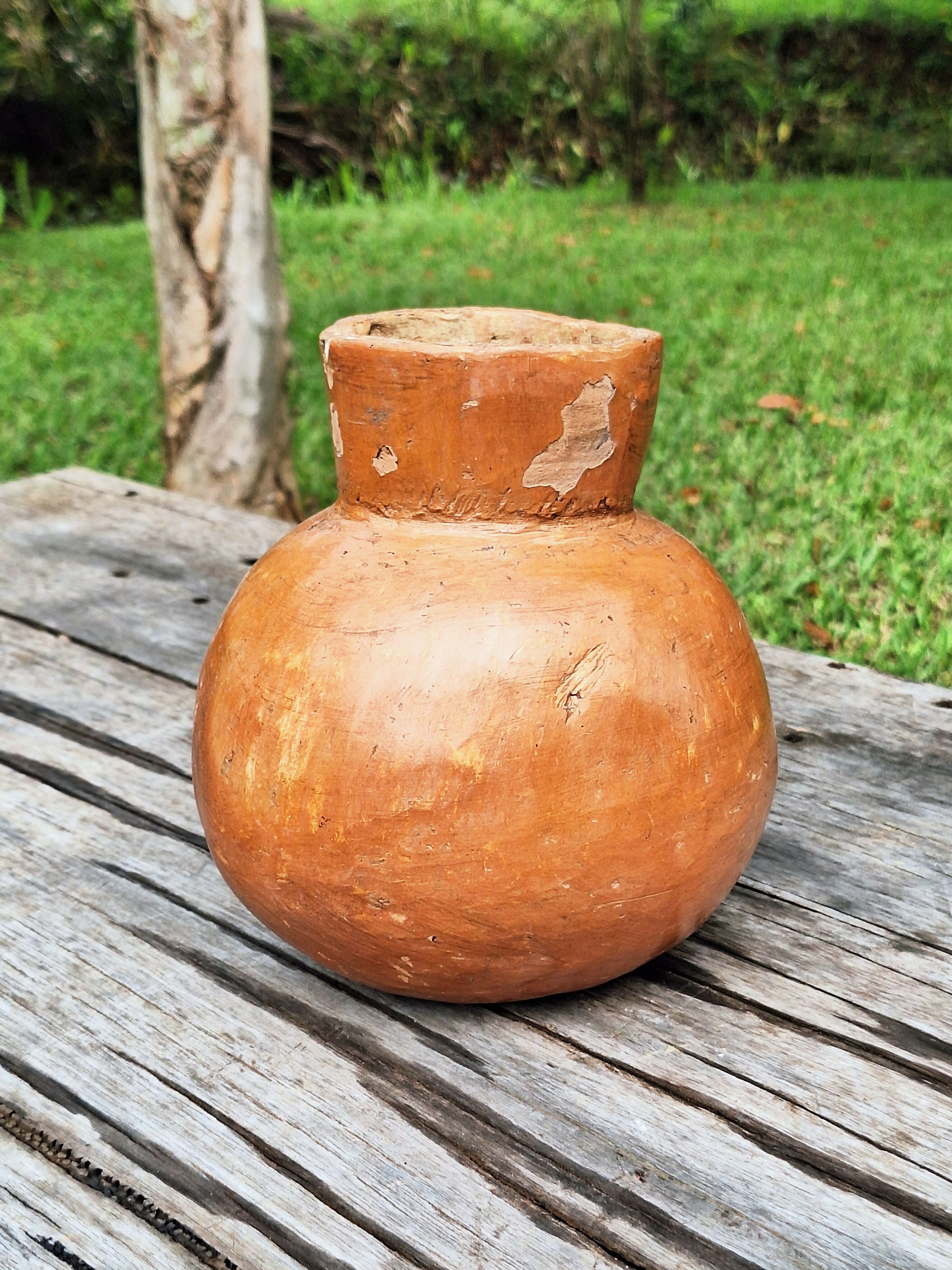 Vasos de Barro Tons Terrosos Tam P (Valor Unitário)