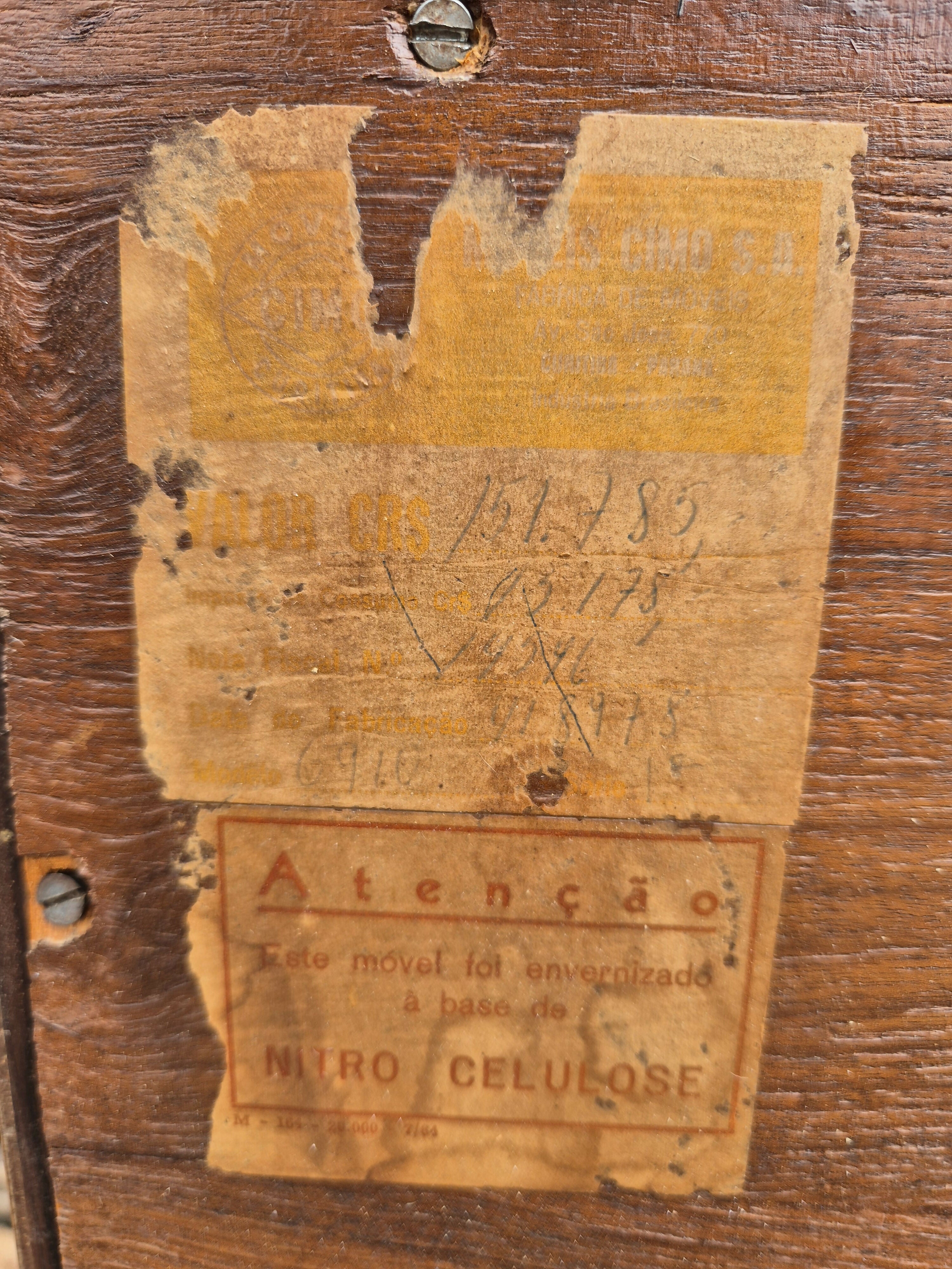 Belíssima cômoda móveis Cimo S.A Jacarandá