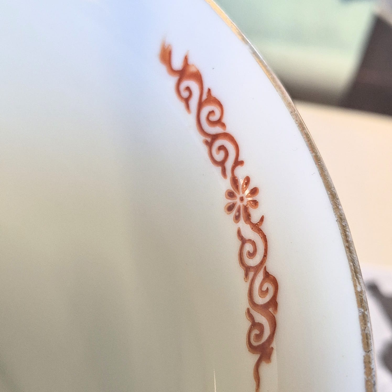 Cachepot estilo aquário em porcelana vintage chinesa Família Rosa - Rose Medallion. 