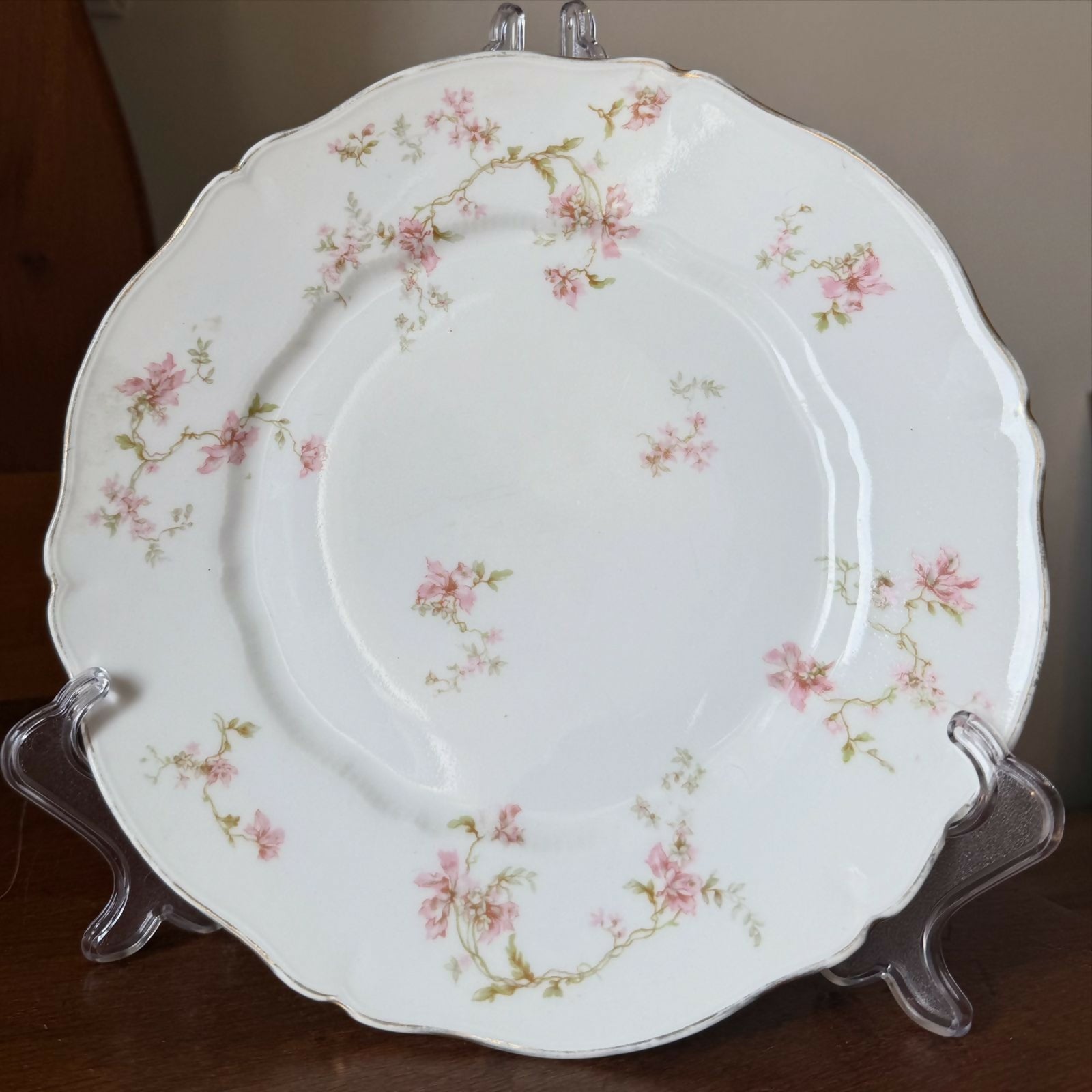 Prato Raso Decorativo Fina Porcelana Limoges