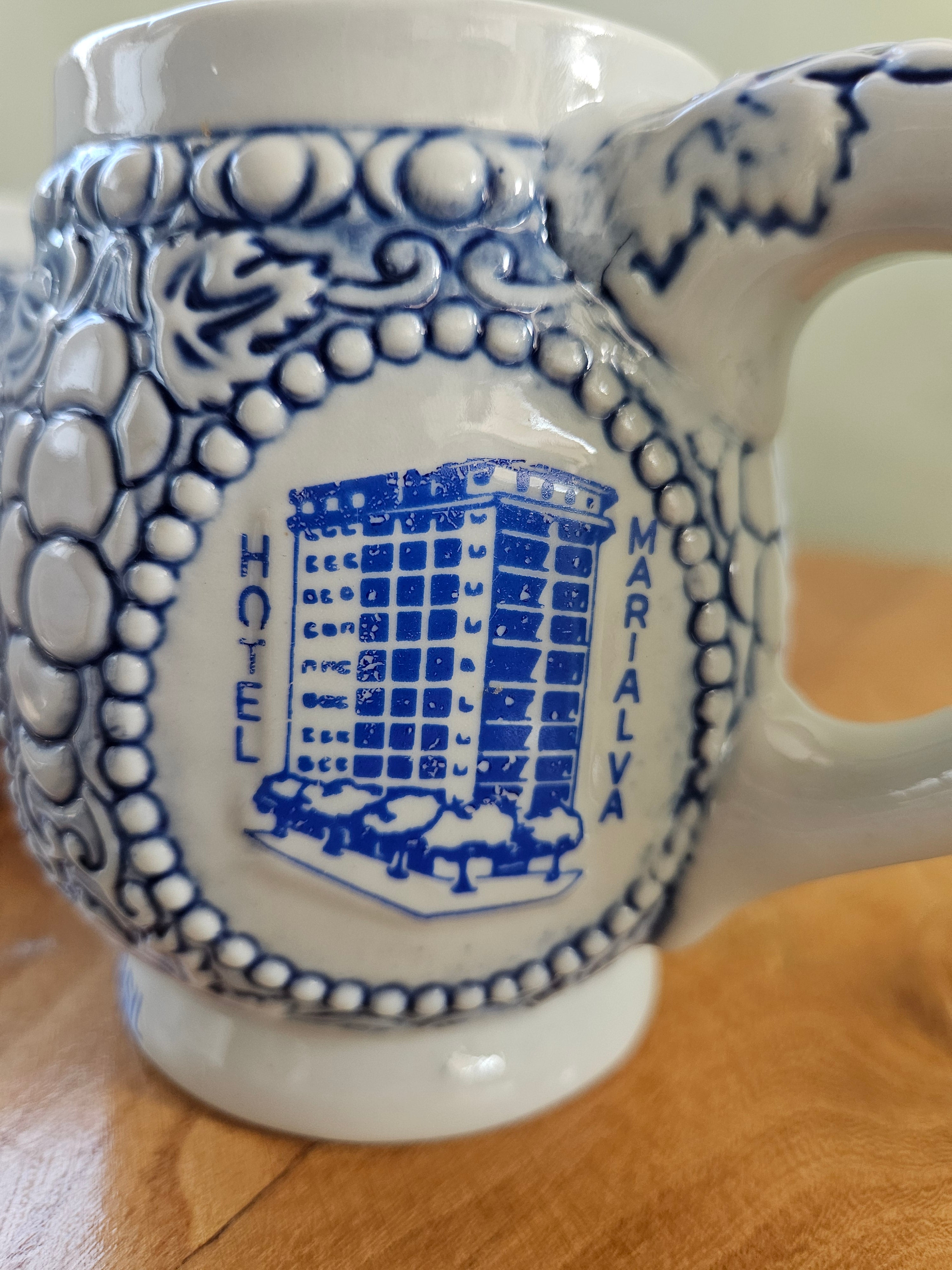 Canecas Mini Vintage - Hotéis Históricos do Rio de Janeiro  - Lote o Par