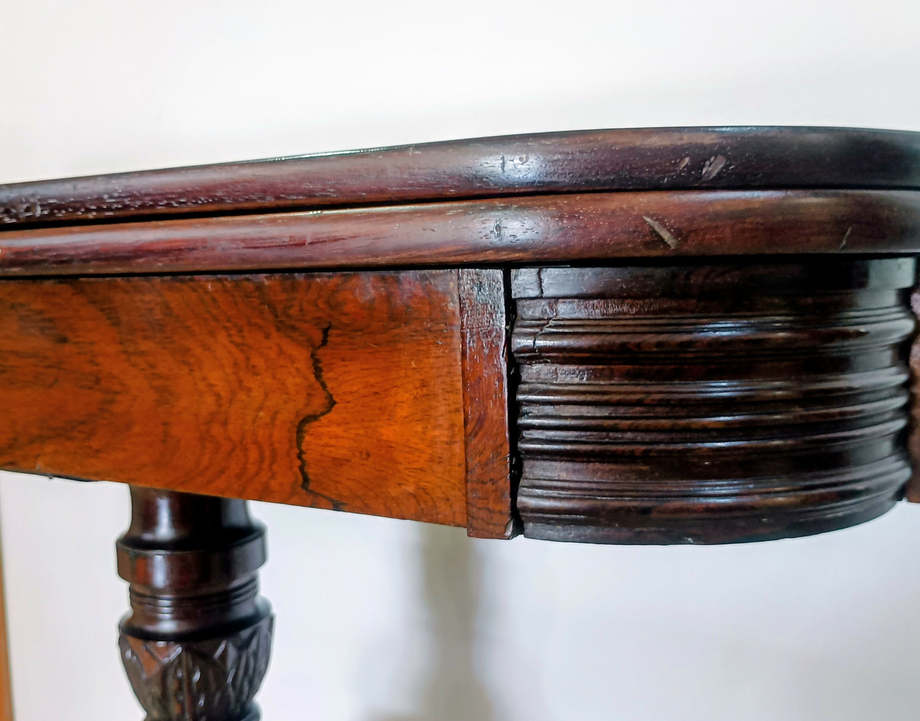 Aparador reversível em mesa, jacarandá séc XIX