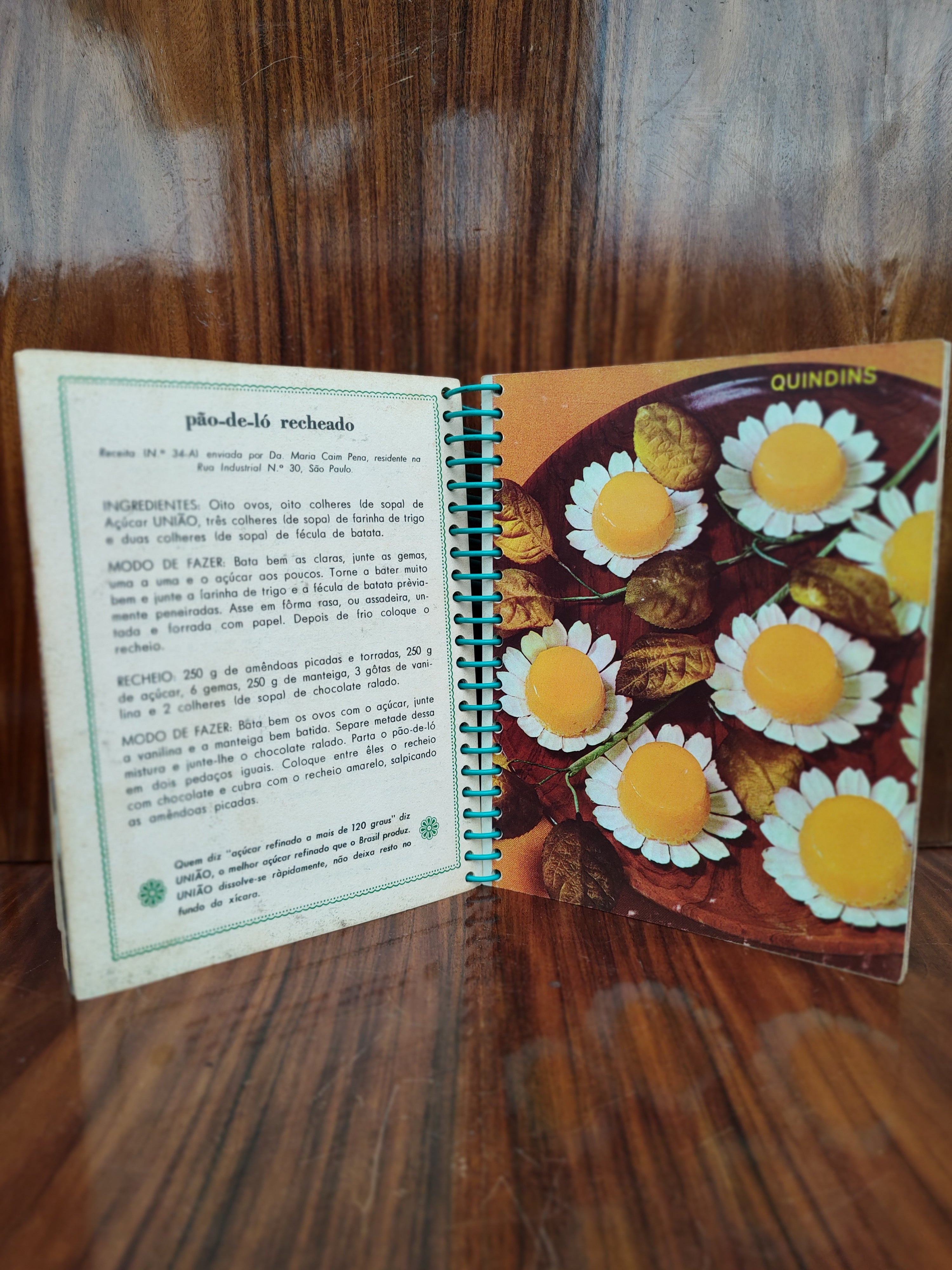 Livro "200 Receitas do Açúcar União" anos 70