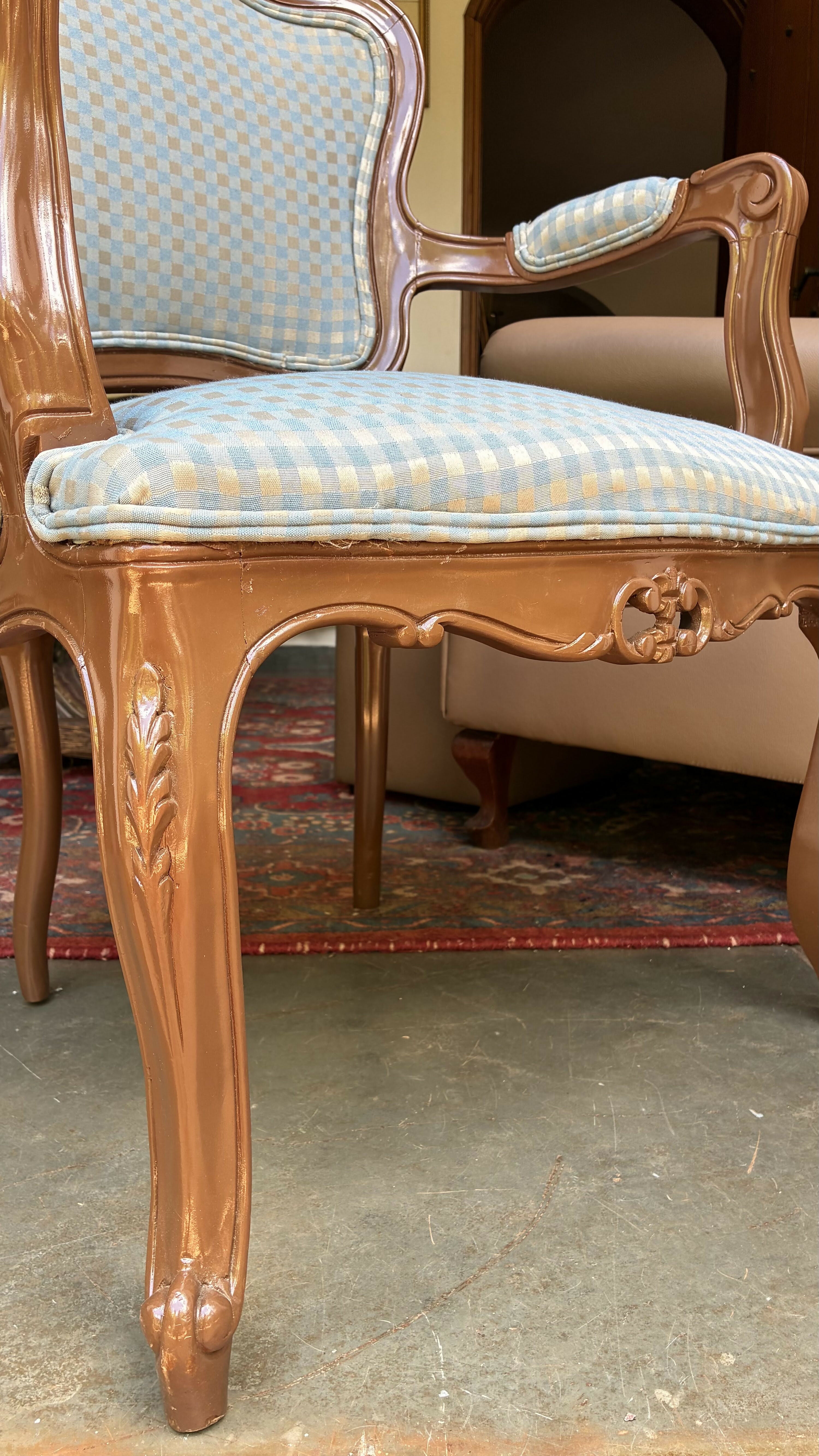 Par de Poltronas Luis XV