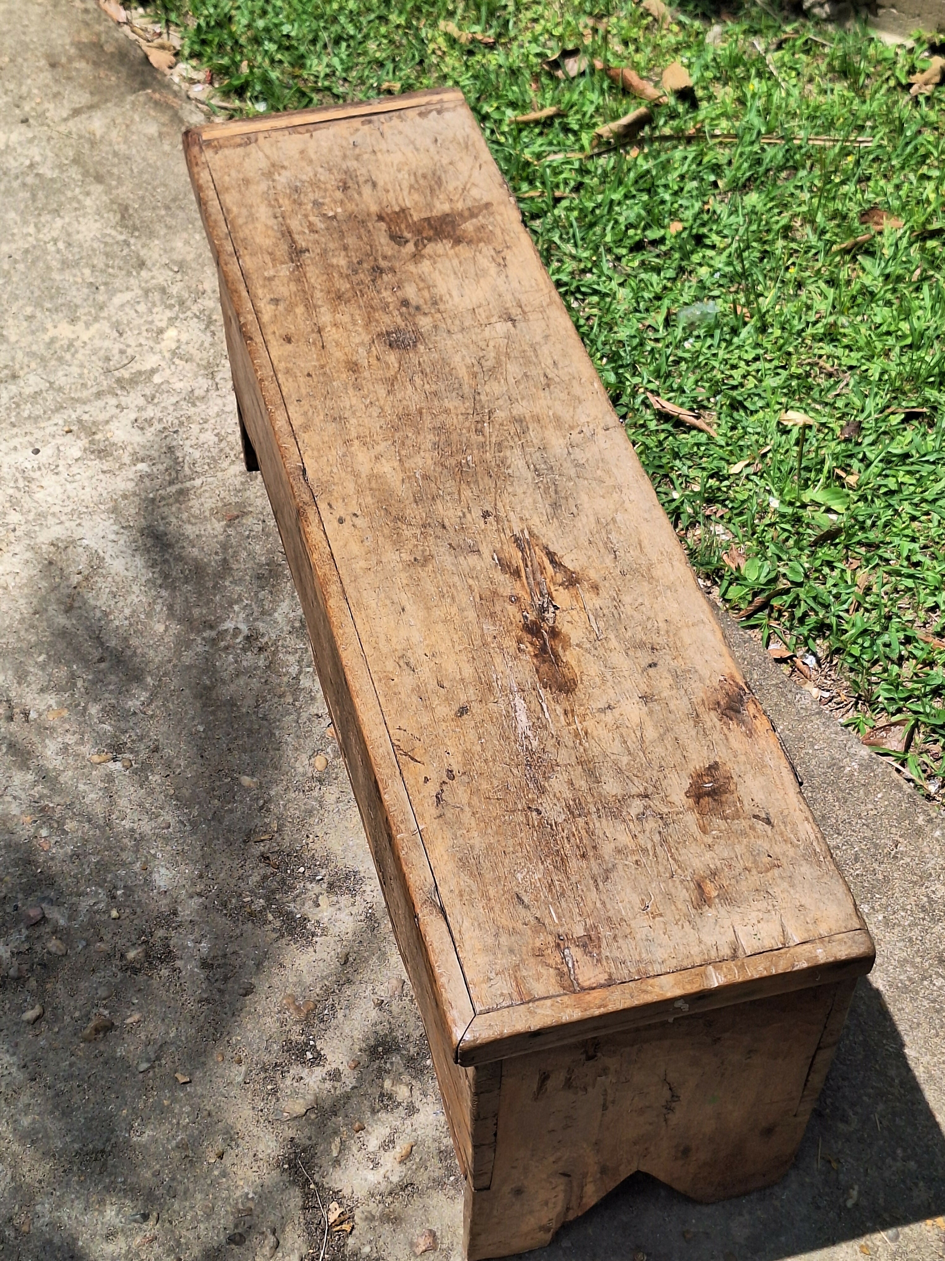 Baú Antigo Madeira Maciça Garimpo Mineiro