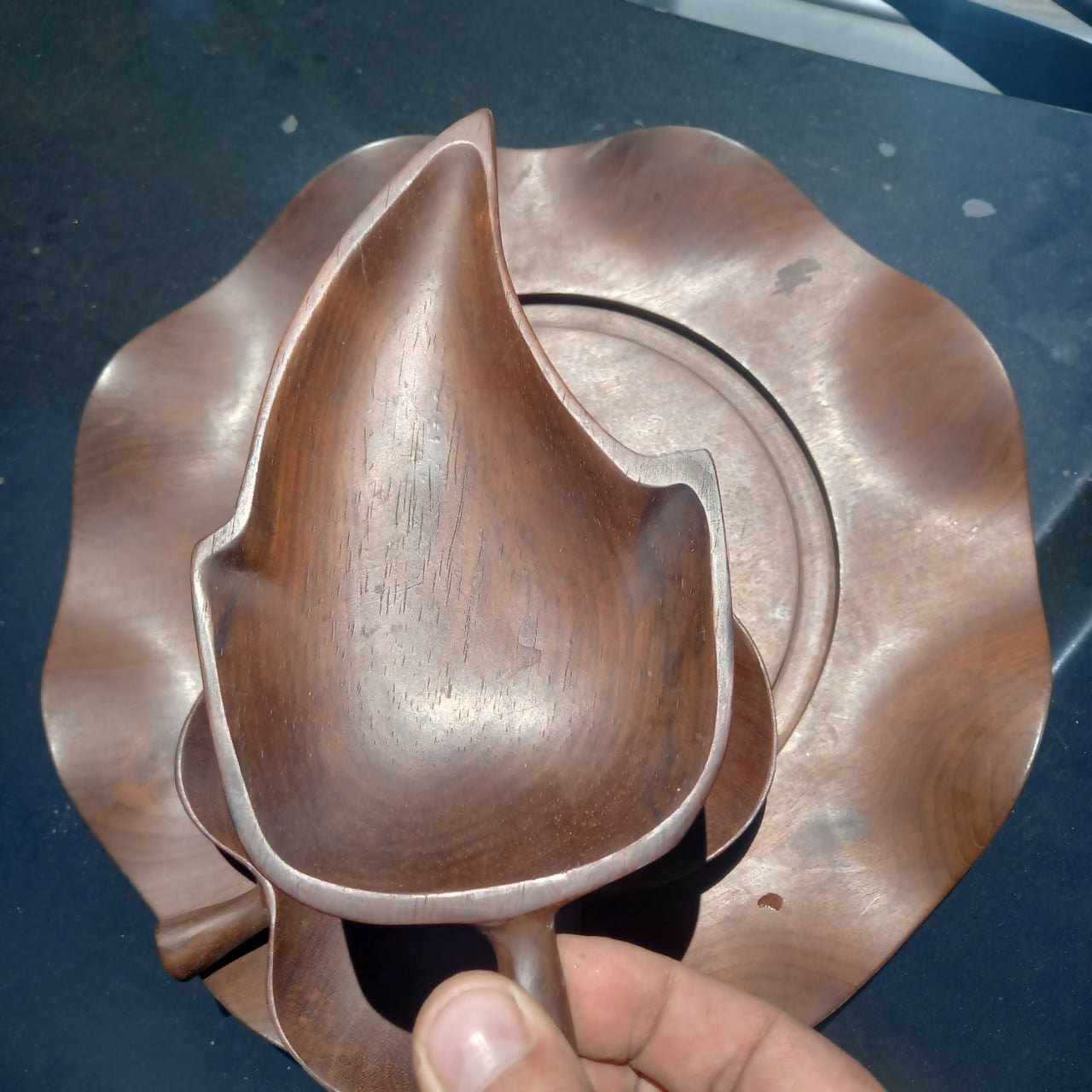 Petisqueira de madeira