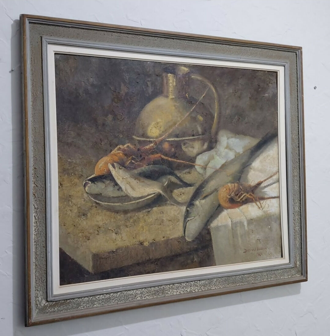 OBRA DE ARTE - QUADRO ÓLEO SOBRE TELA - DURVAL PEREIRA