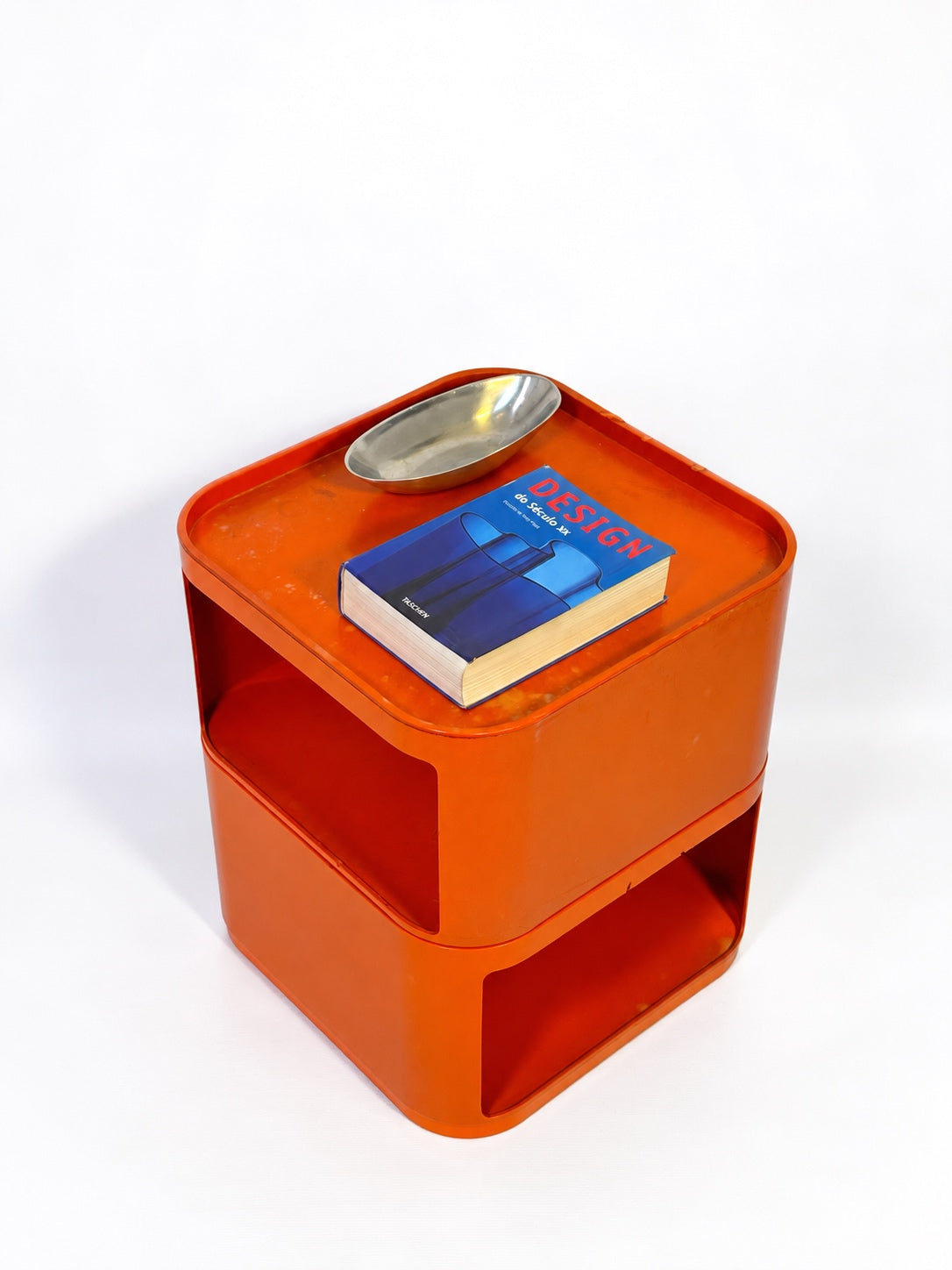 Mesinha quadrada modular laranja | Kartell, 1970 |