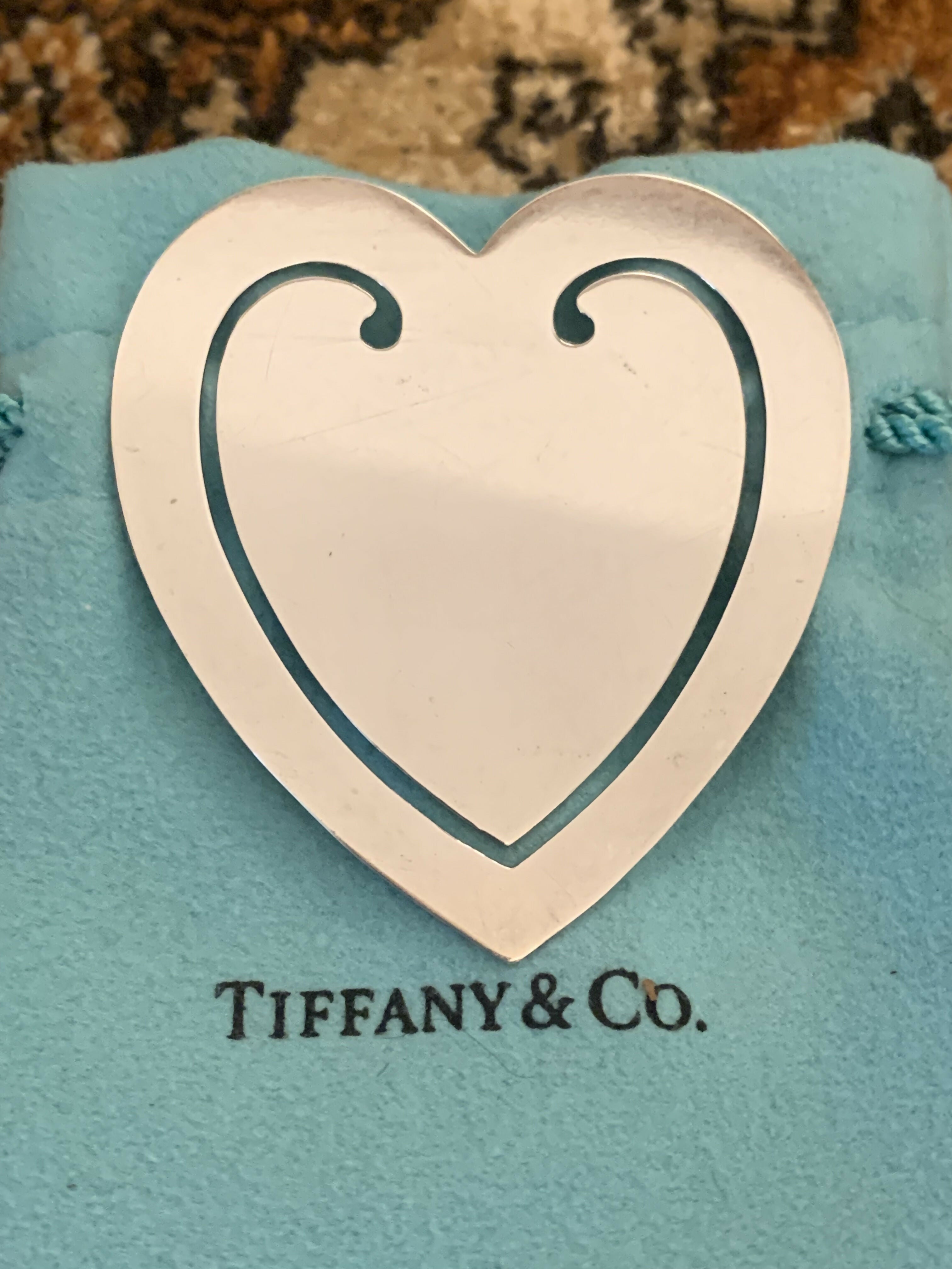 Marcador de livro Tiffany&amp;Co original, década de 1980 em prata esterlina 925