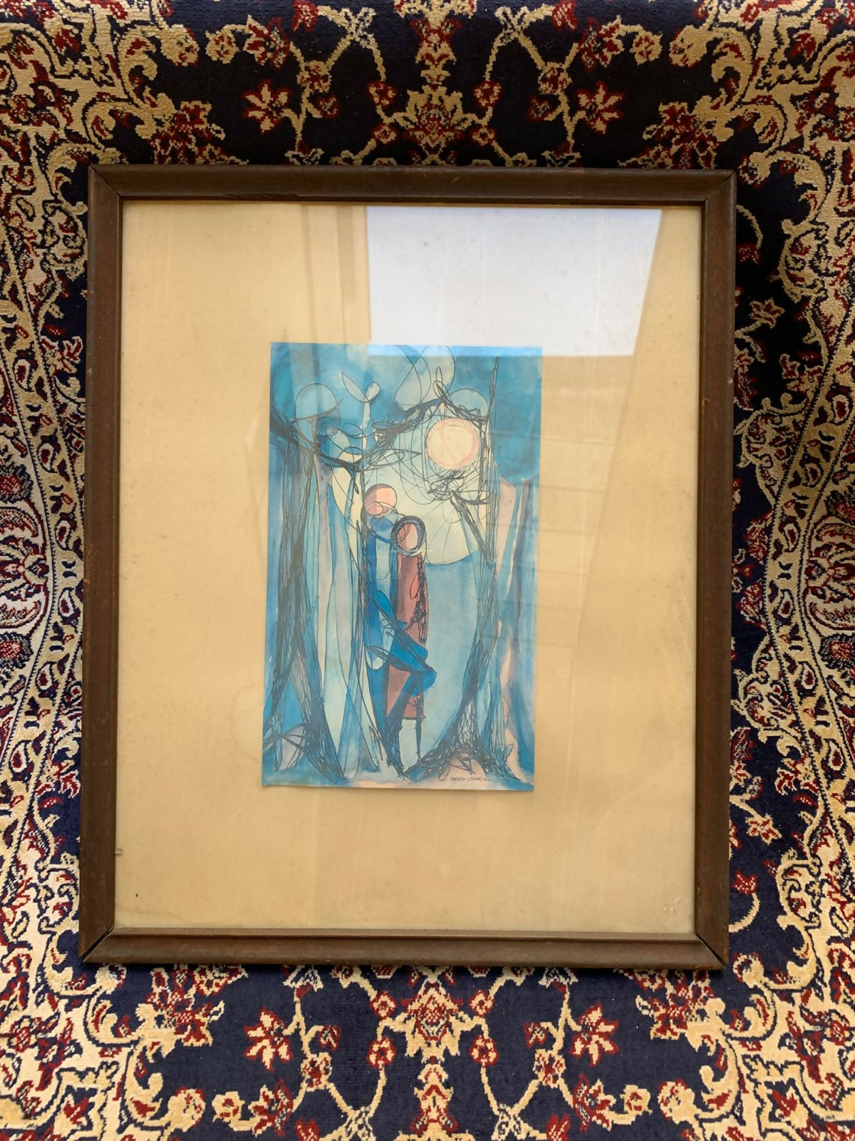 Quadro com Gravura — Berco Udler | Composição Abstrata