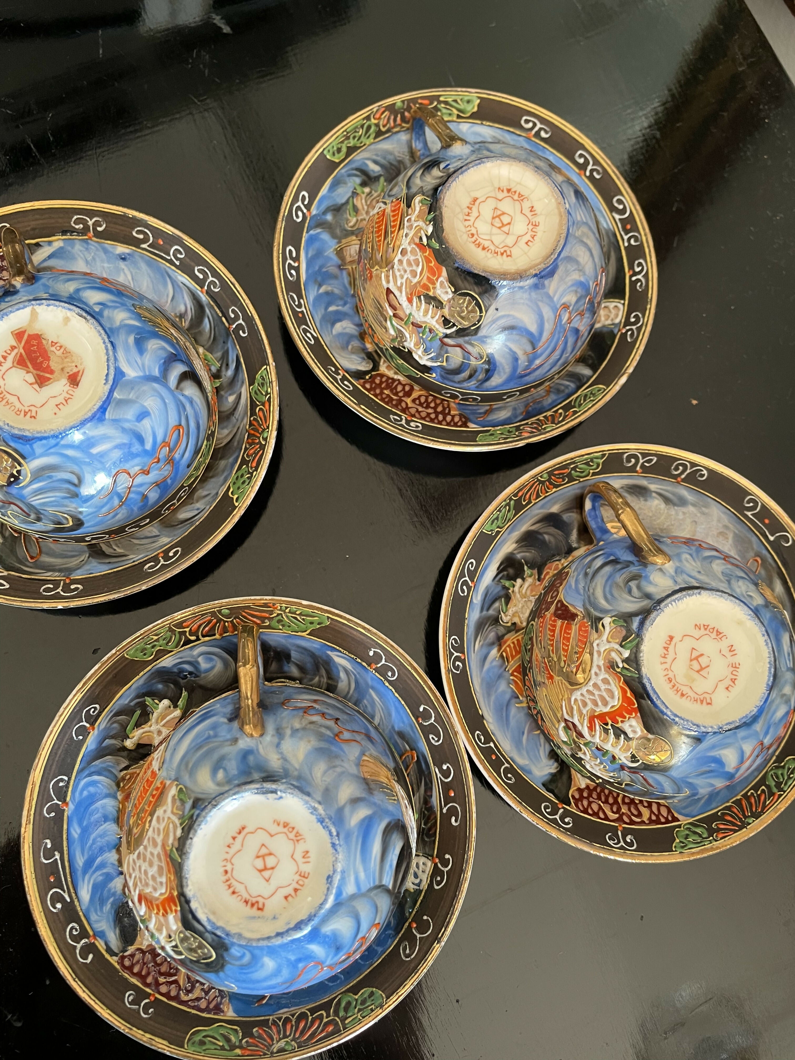 Jogo de café casca de ovo