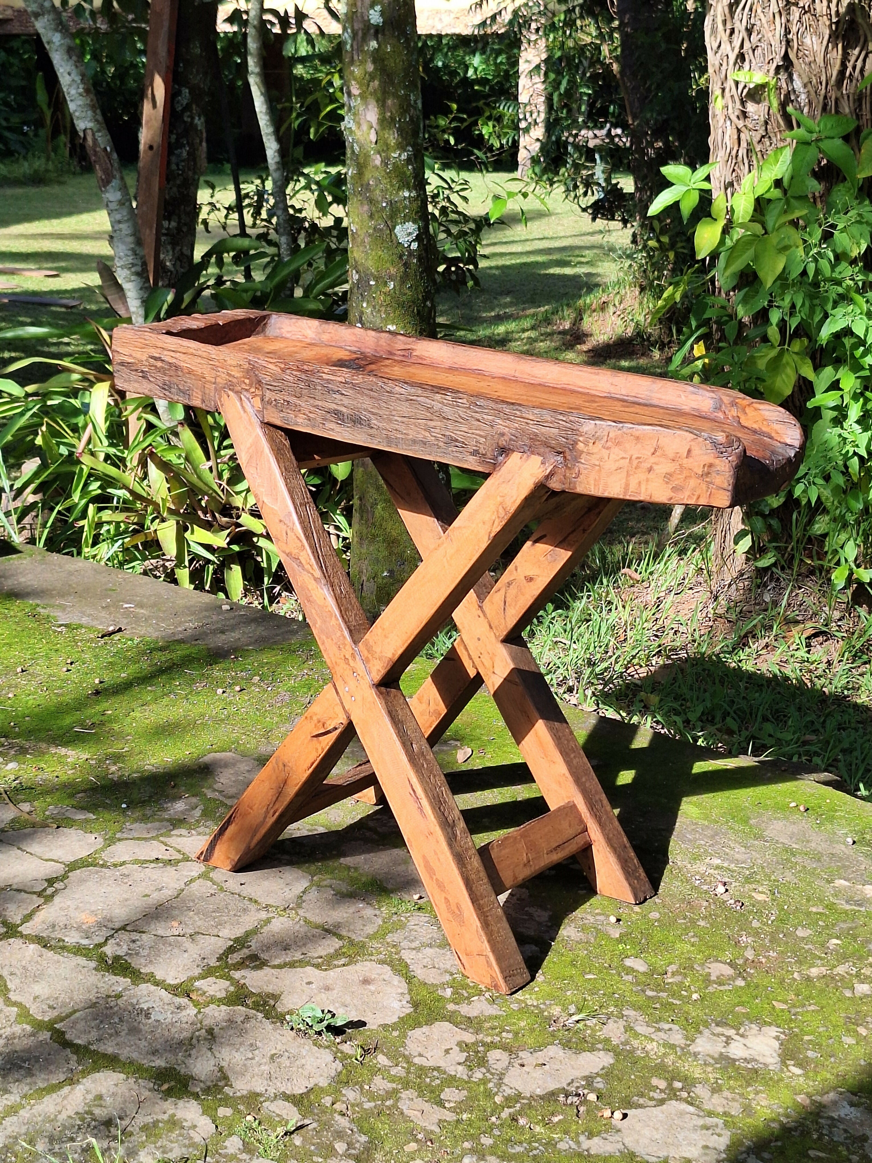 Queijeira Rústica Madeira Maciça Garimpo Mineiro