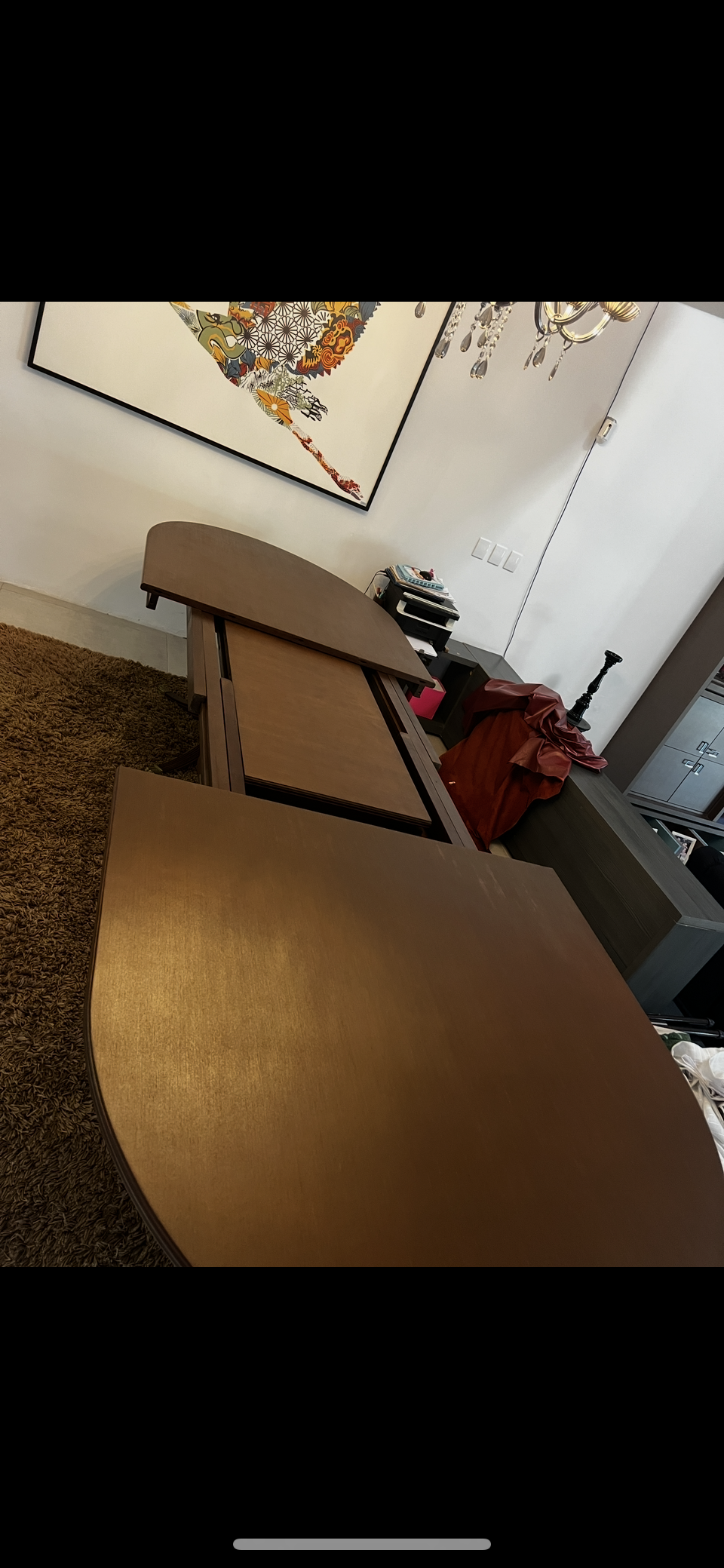 Mesa de Jantar Oval Imperial - Extensível