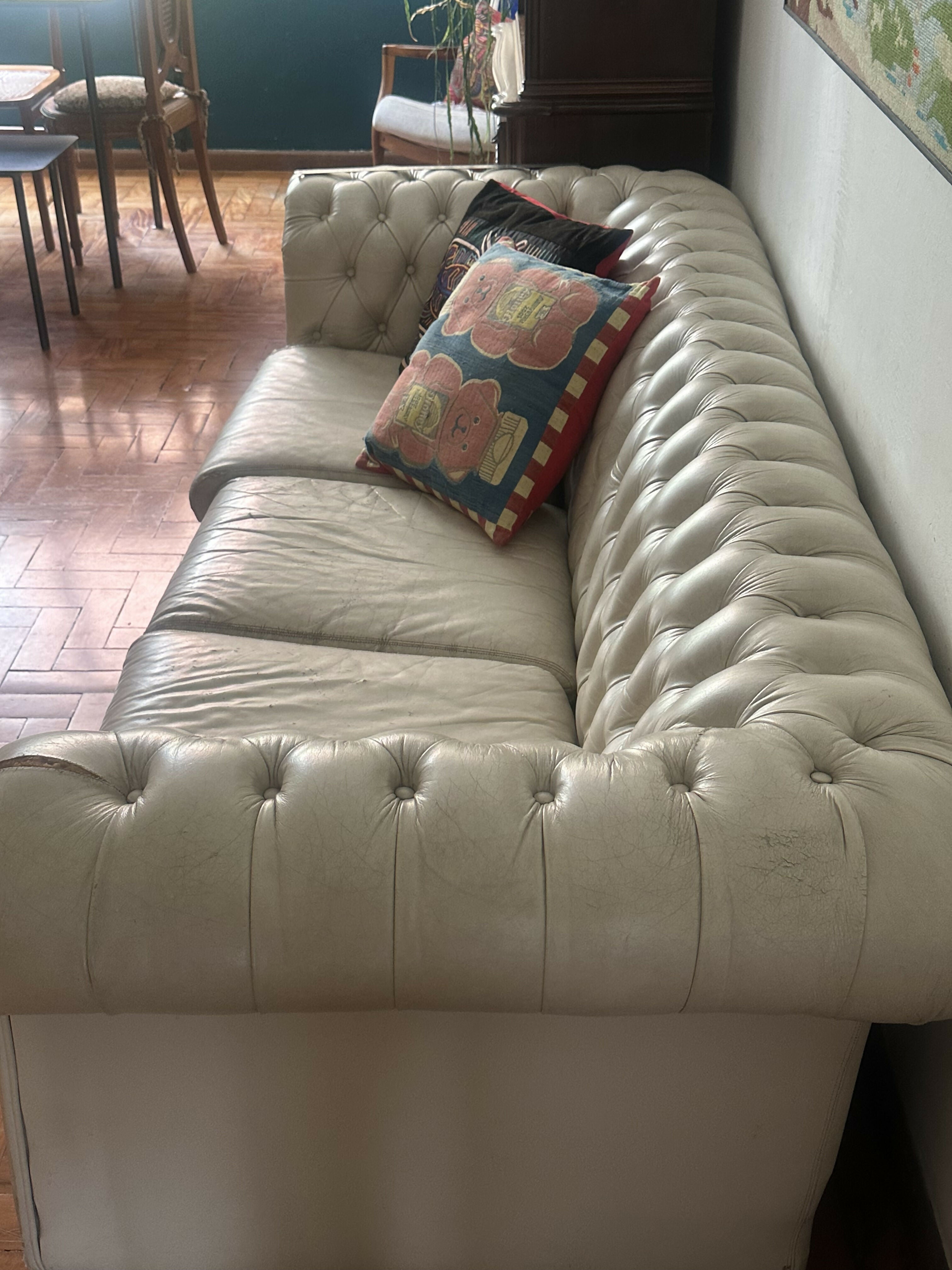 Sofá Chestesfield original vintage