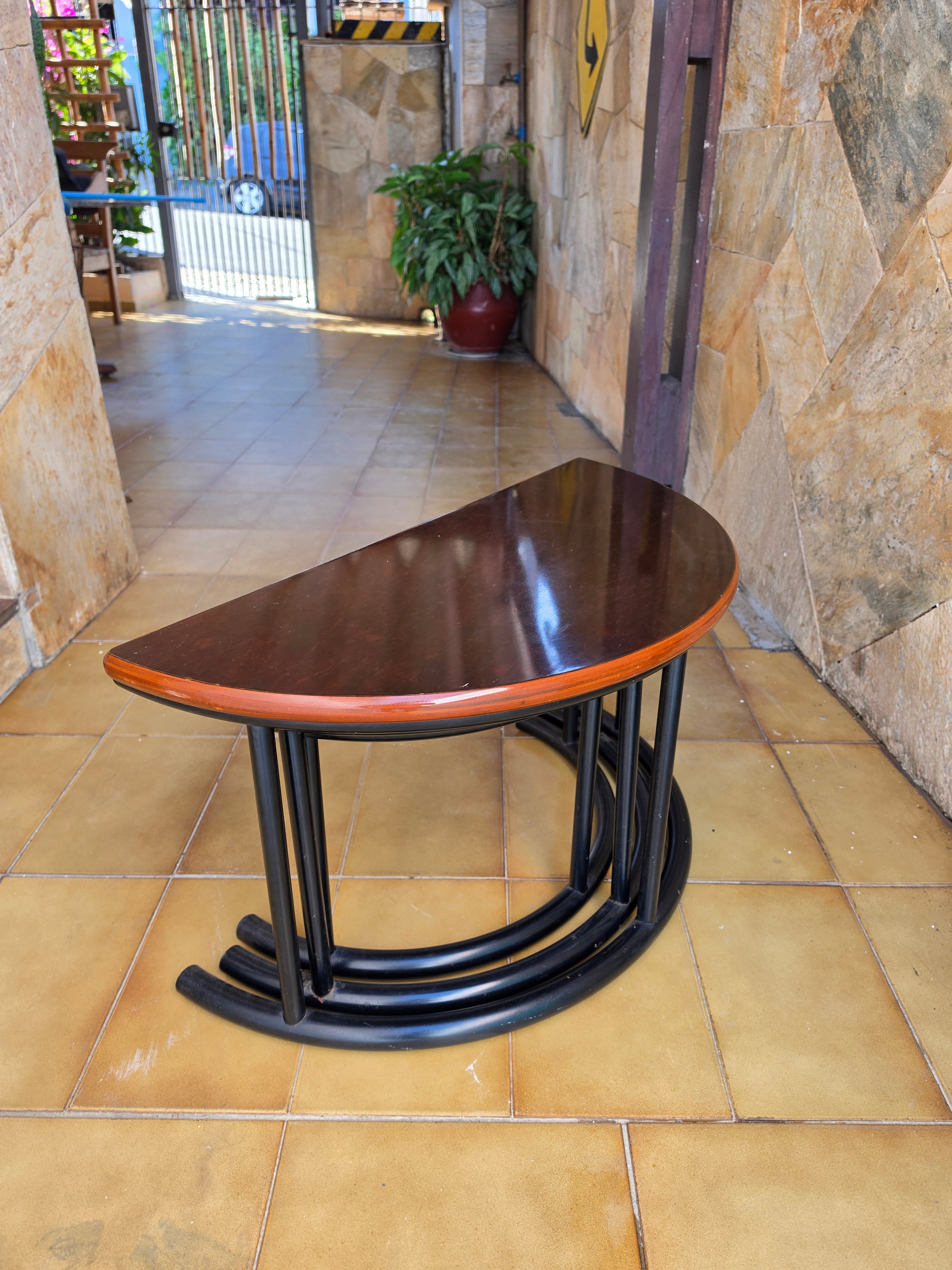 Conjunto mesa ninho Novo Rumo - década de 70