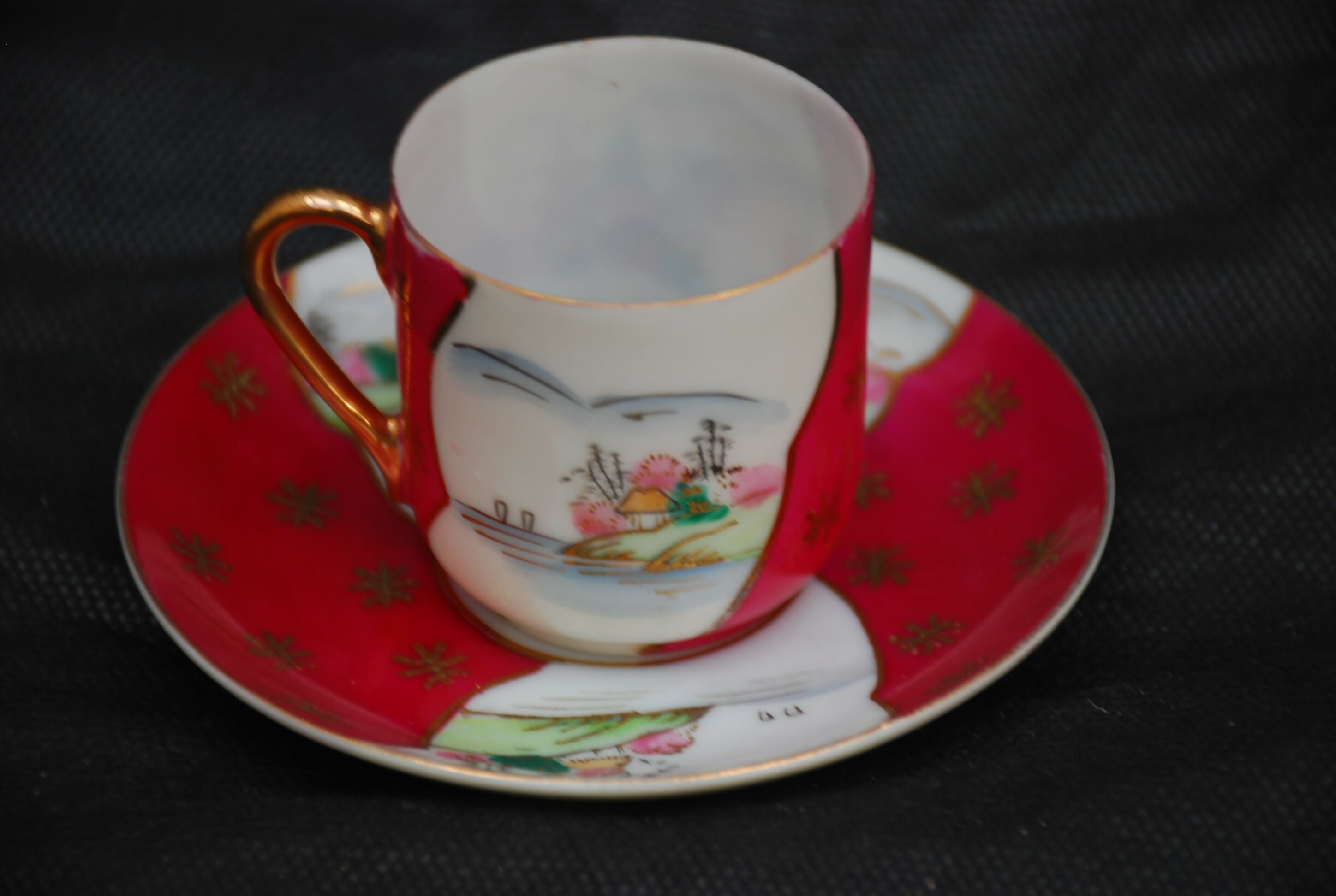 conjunto porcelana japonesa casca de ovo anos 60 , original