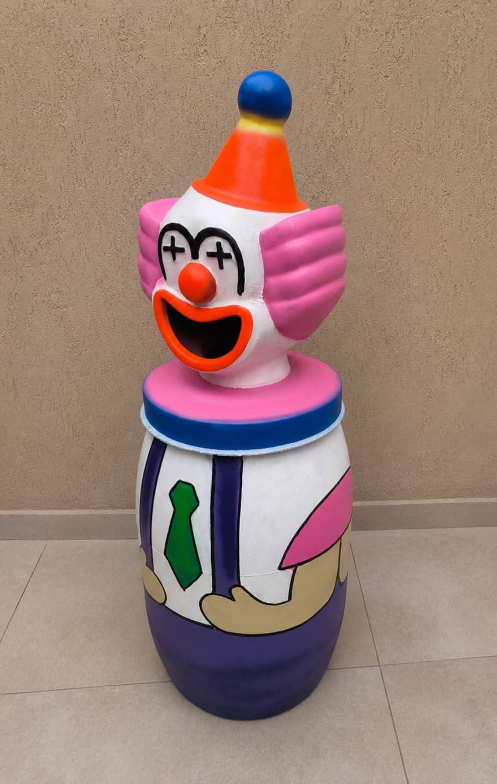 🤡 Lixeira palhaço Vintage (valor unitário) 