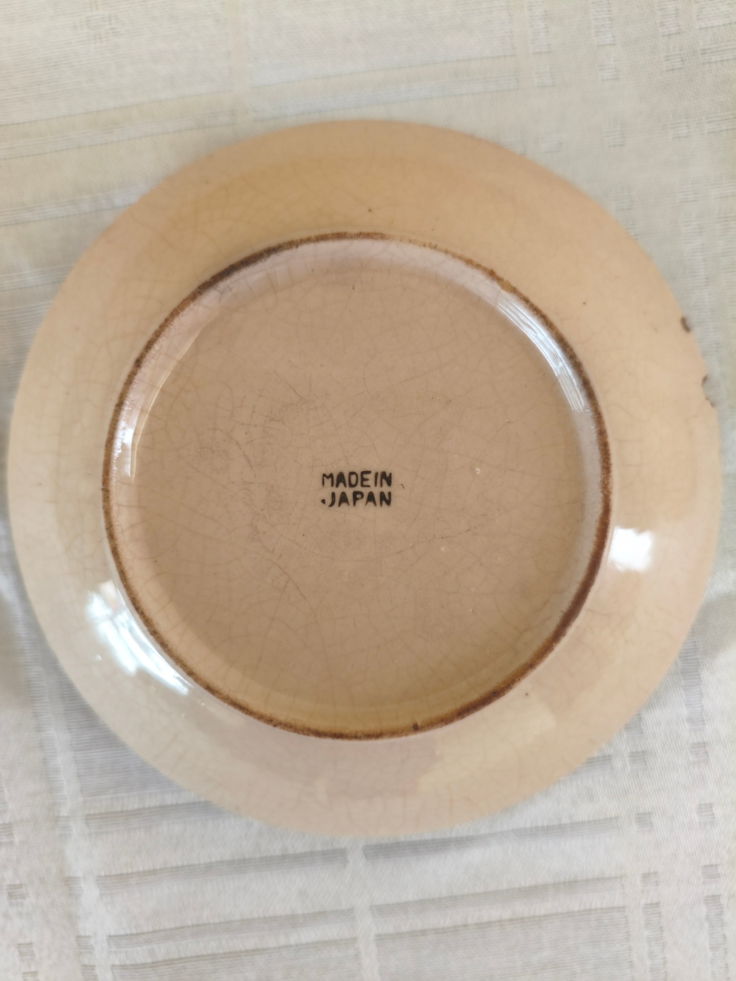 Manteigueira em porcelana japonesa