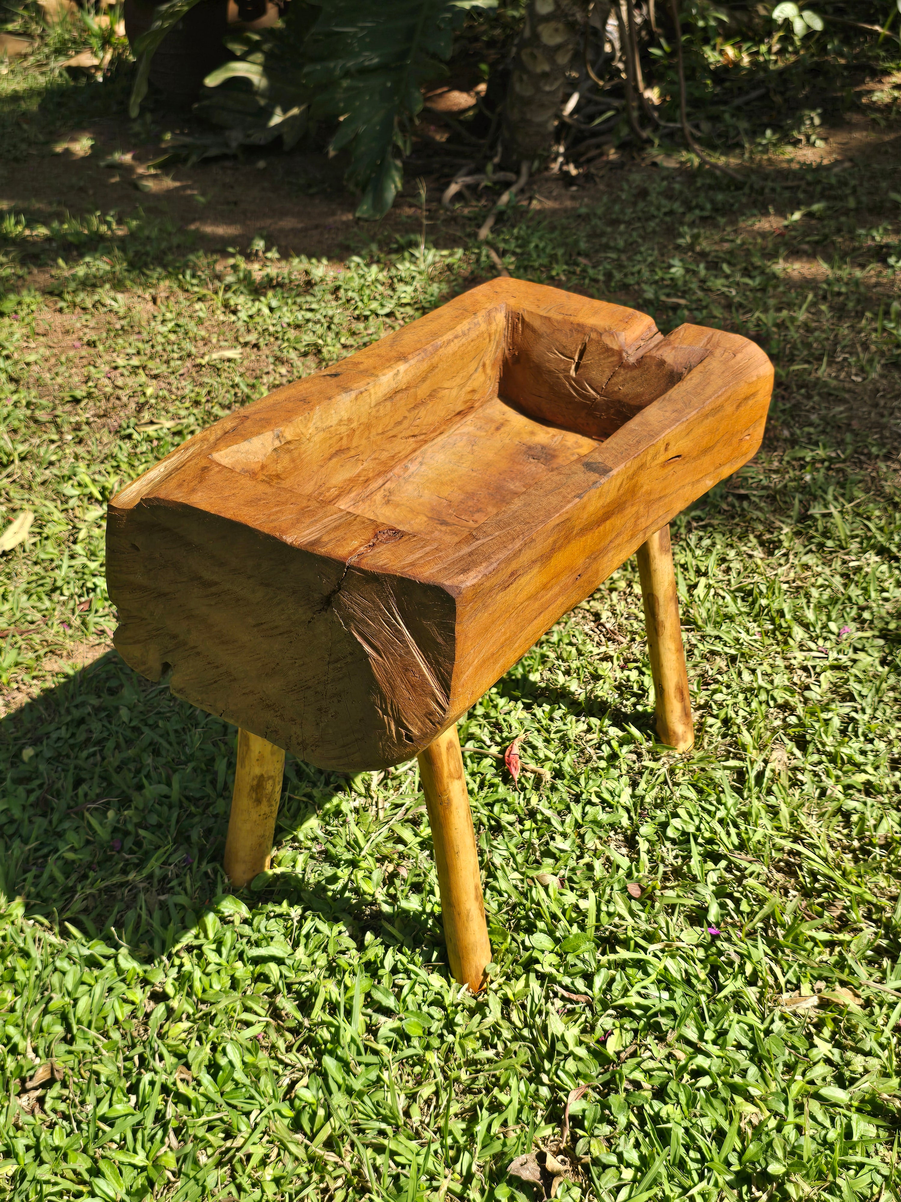 Cocho de Roça Madeira Maciça Garimpo Mineiro