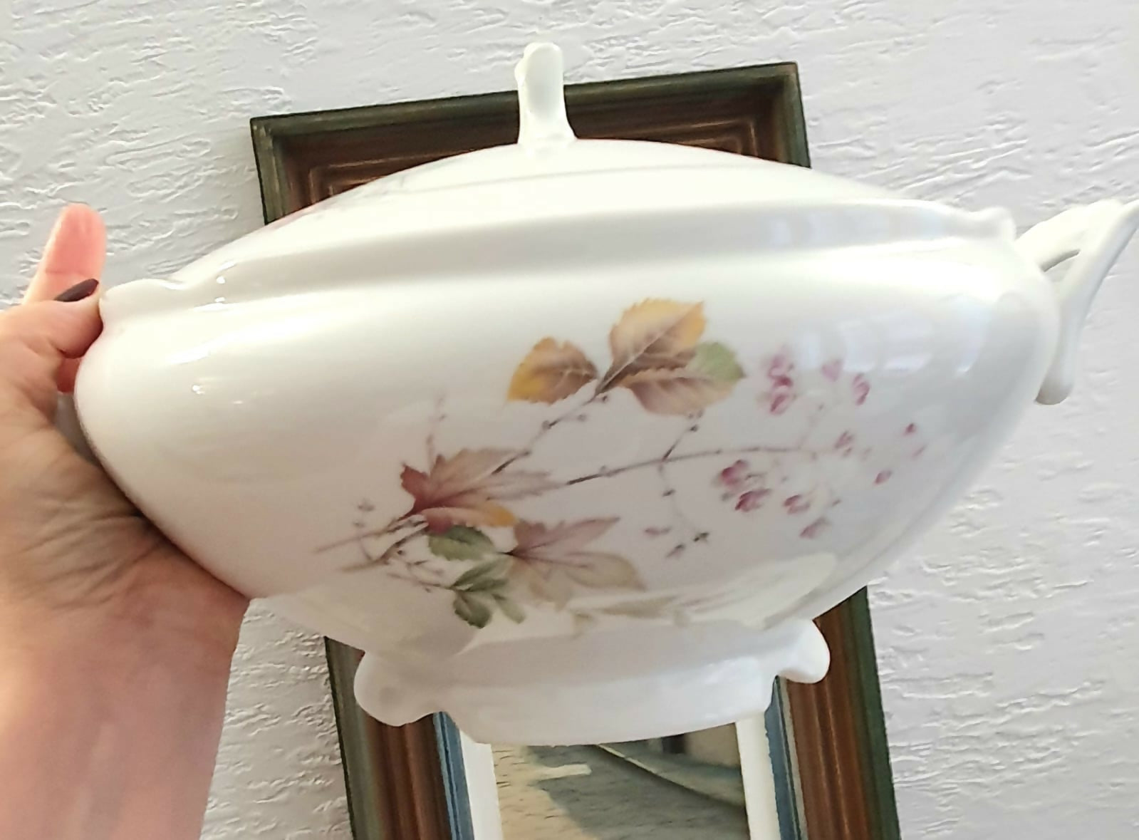Conjunto de inverno em porcelana vintage, linda, Steatita, composto por 13 peças. Lindos!