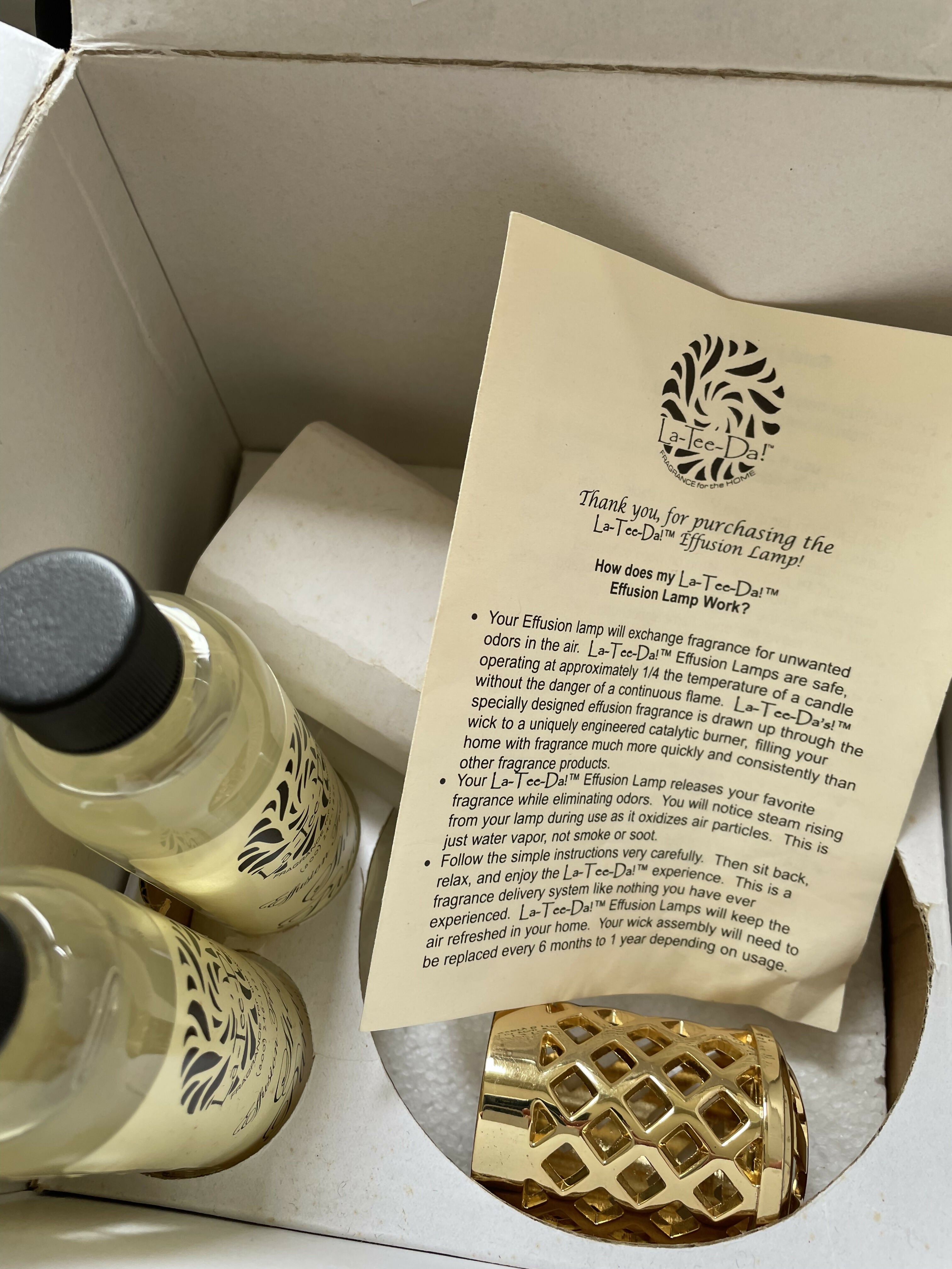 Frasco Difusor de Perfume Lá-Tee-Da