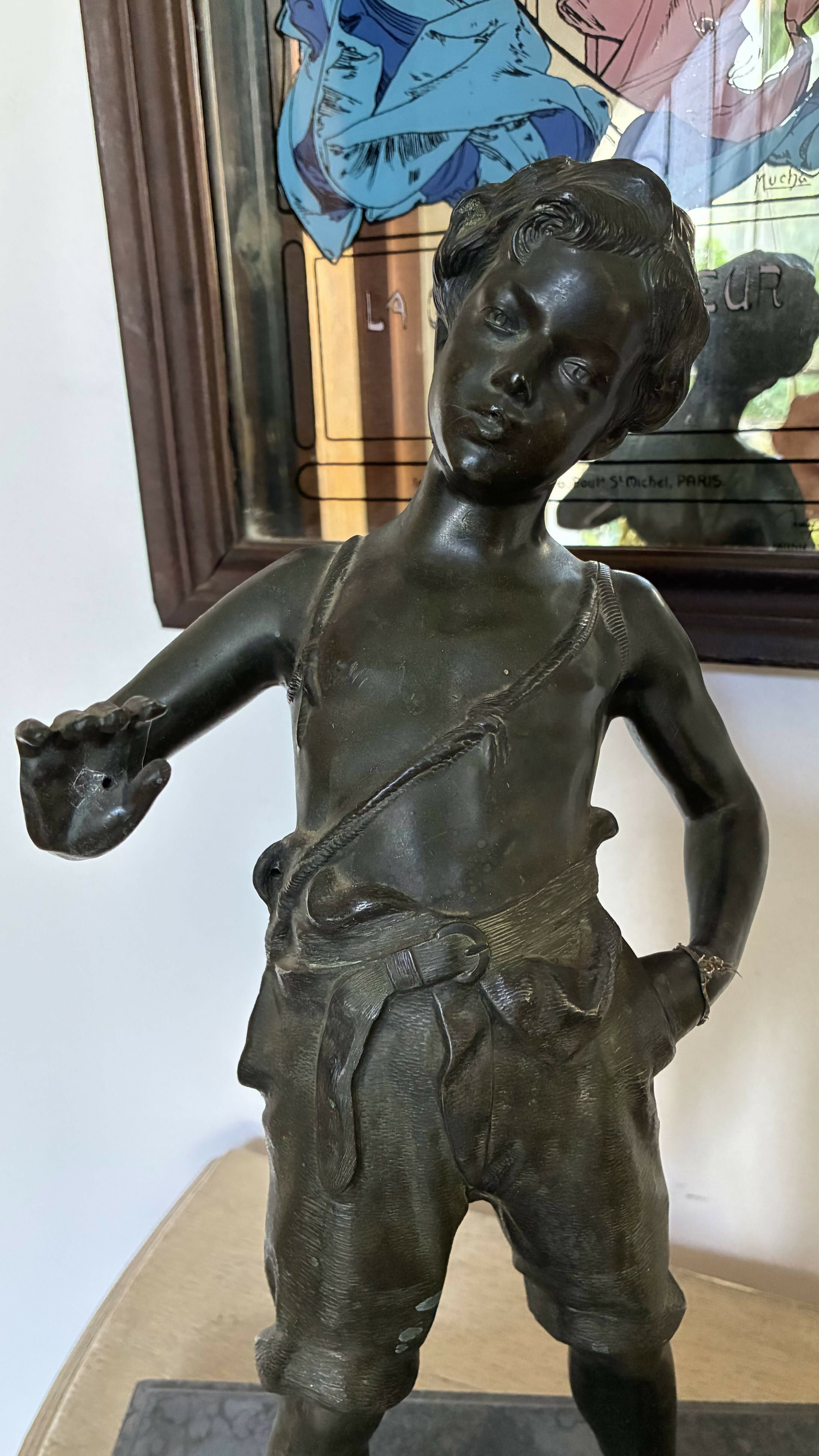 Escultura Antiga em Bronze