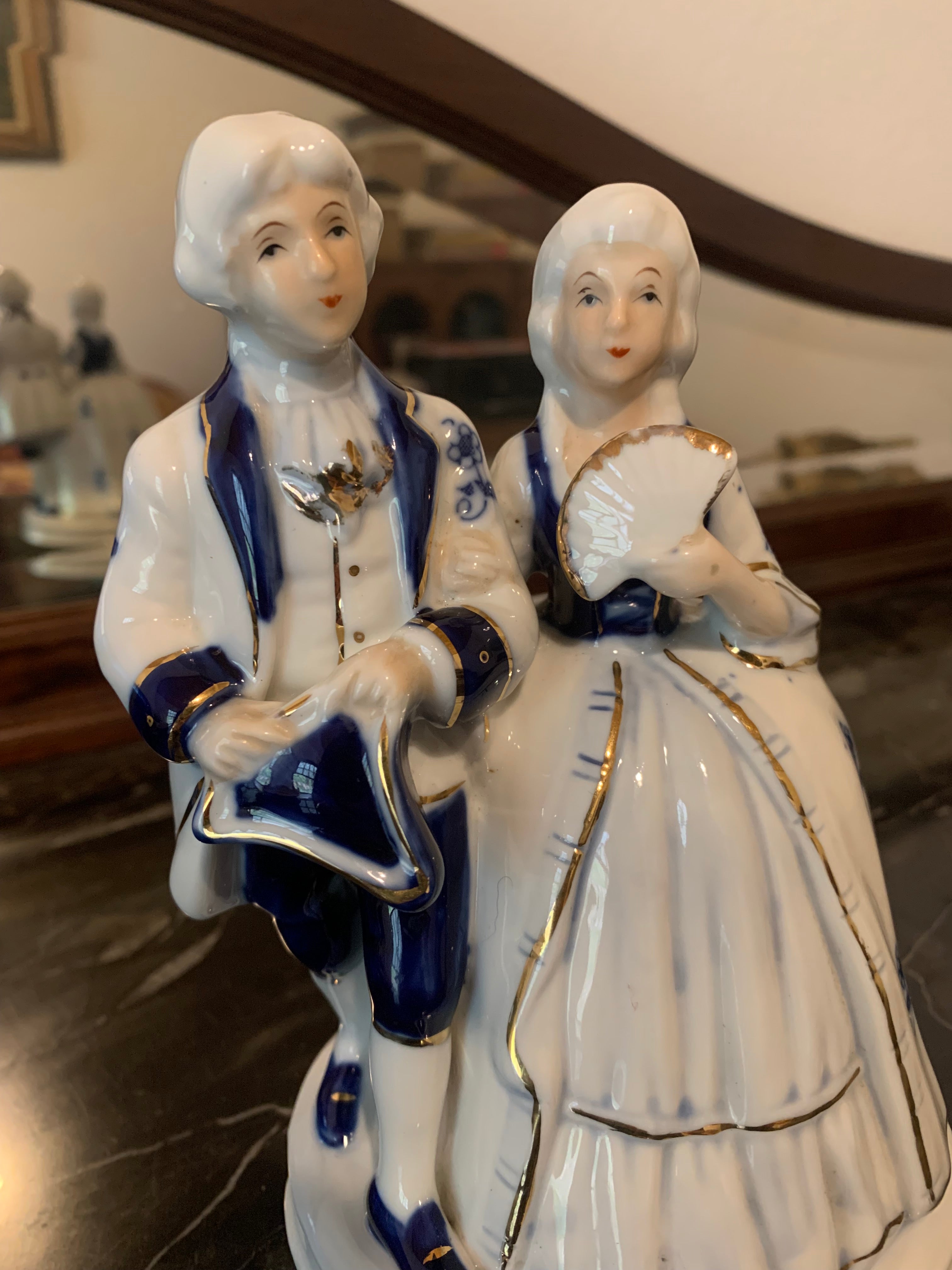 Antiga caixa de música em porcelana portuguesa funcionando!