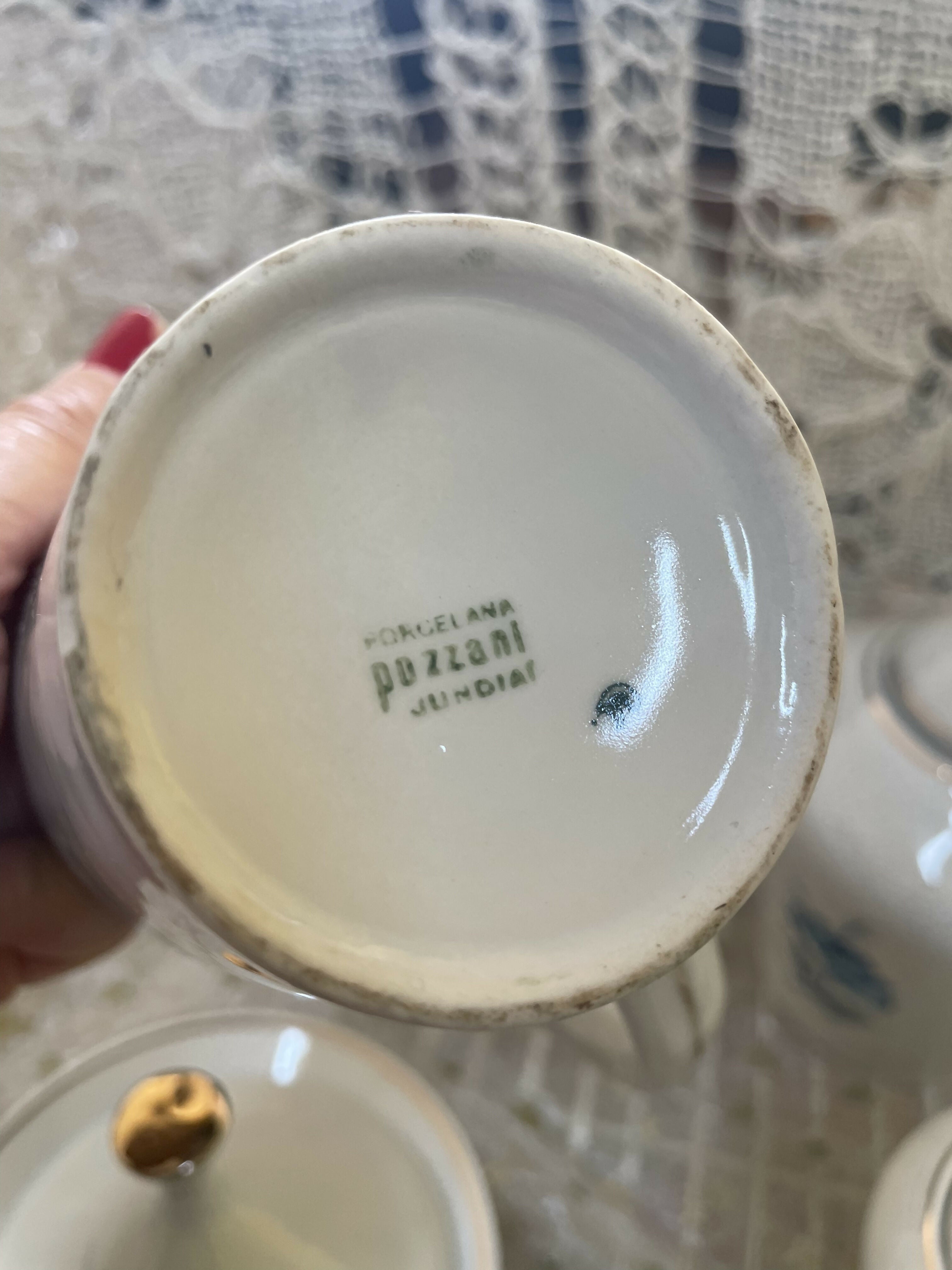 Jogo de chá ou café Pozzanni Jundiaí