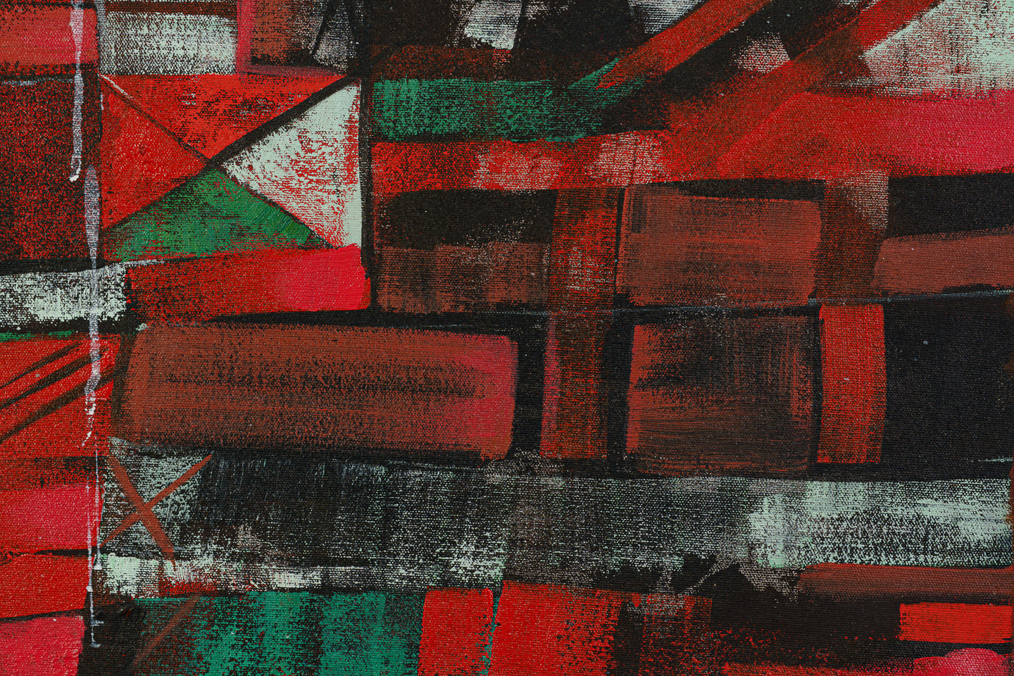 Sanio Schwartz - Quadros Acrílico sobre Tela - Anos 70/80 - Abstracionismo Brasileiro - 2 telas
