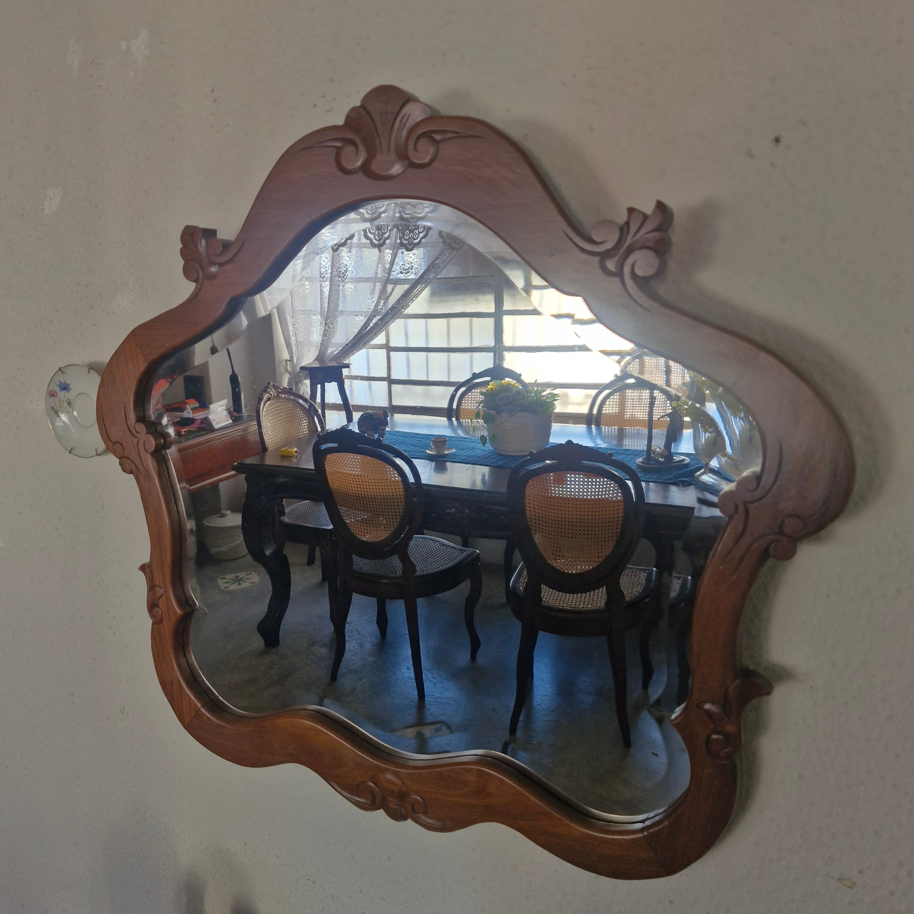 Espelho Bisotê moldura Provençal