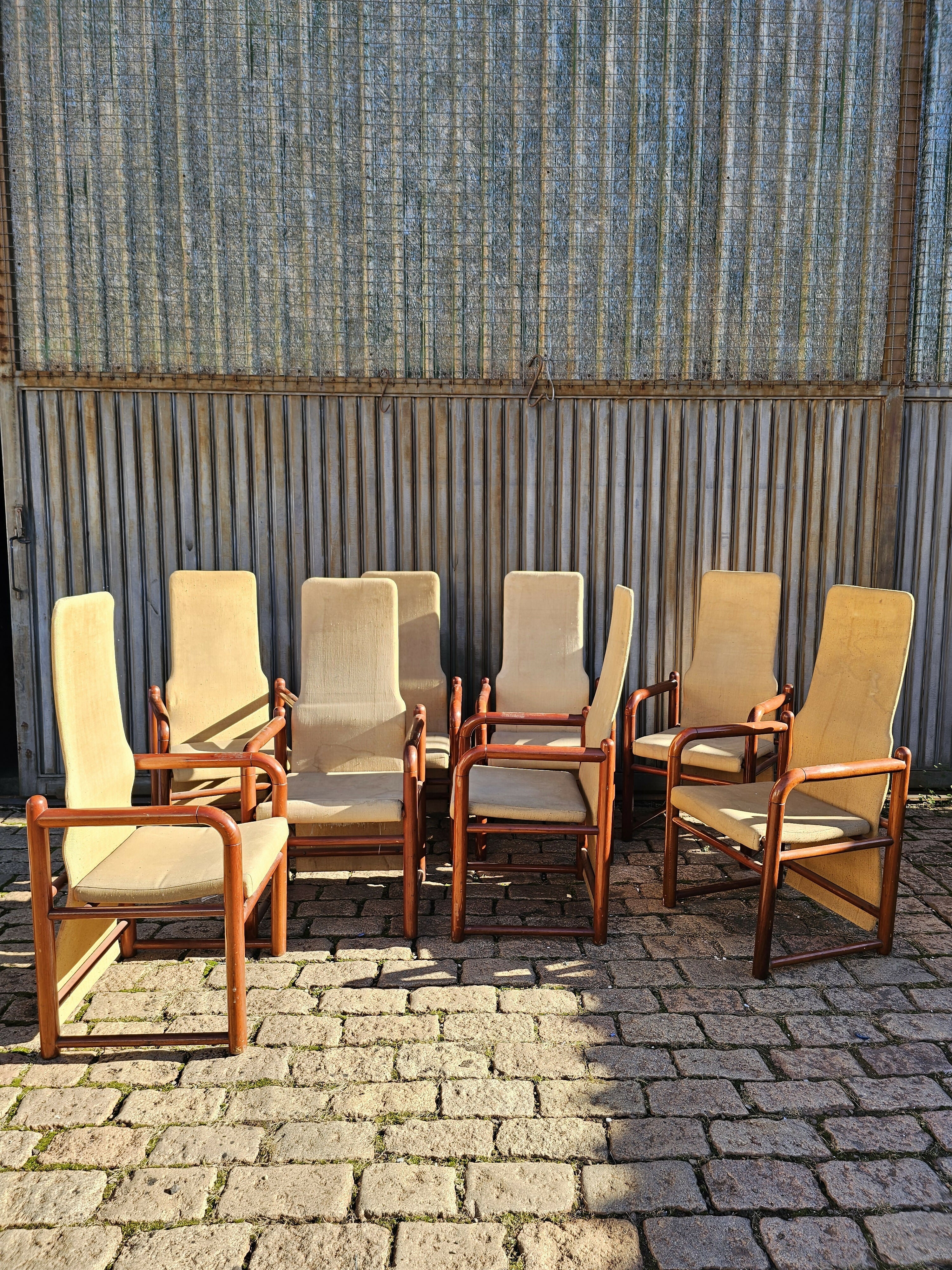 Conjunto 8 poltronas Italy