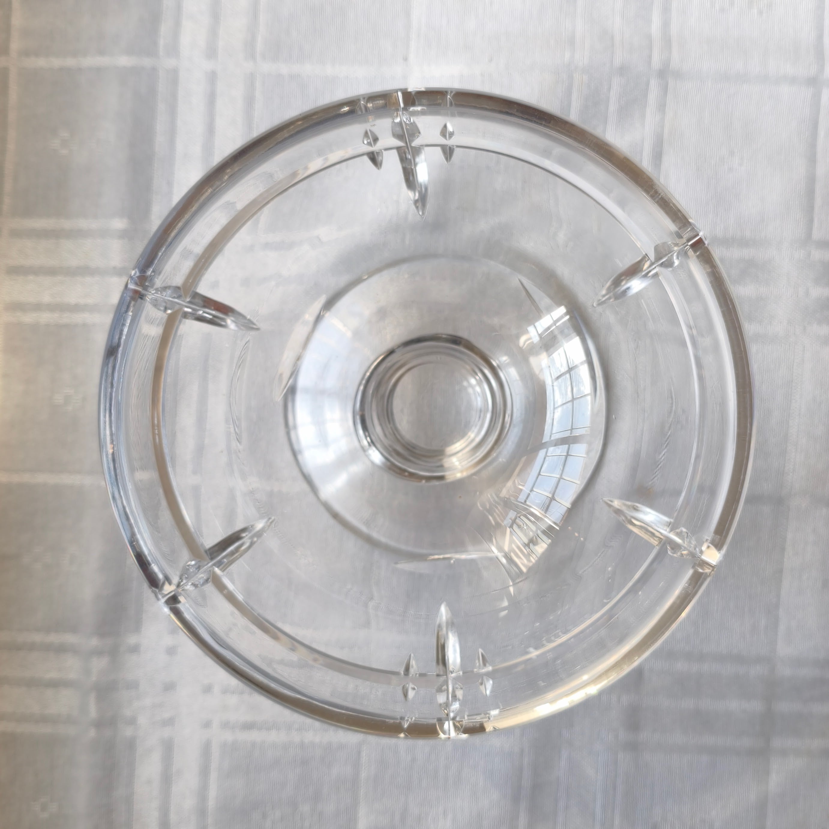 Taça em cristal lapidado