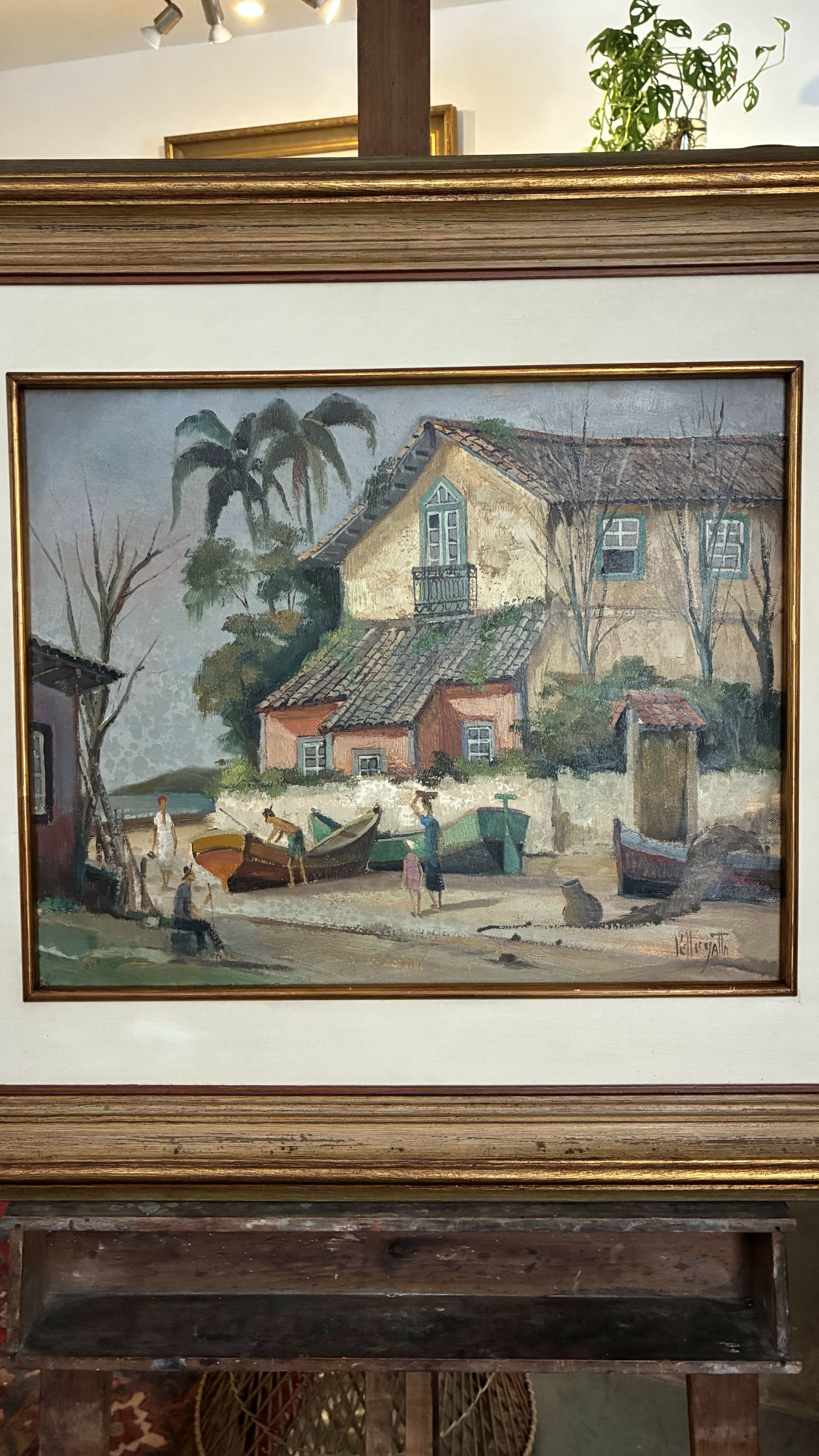 Quadro óleo sobre tela Assinado por Omar Pelegatta
