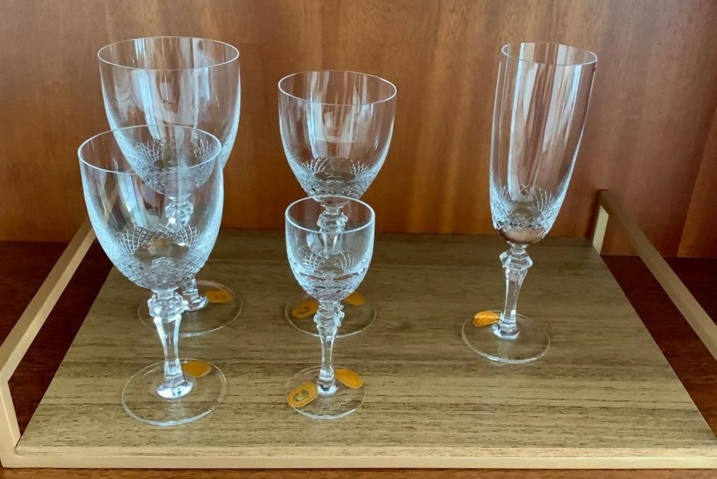 Jogo completo de cristal Strauss – 60 peças