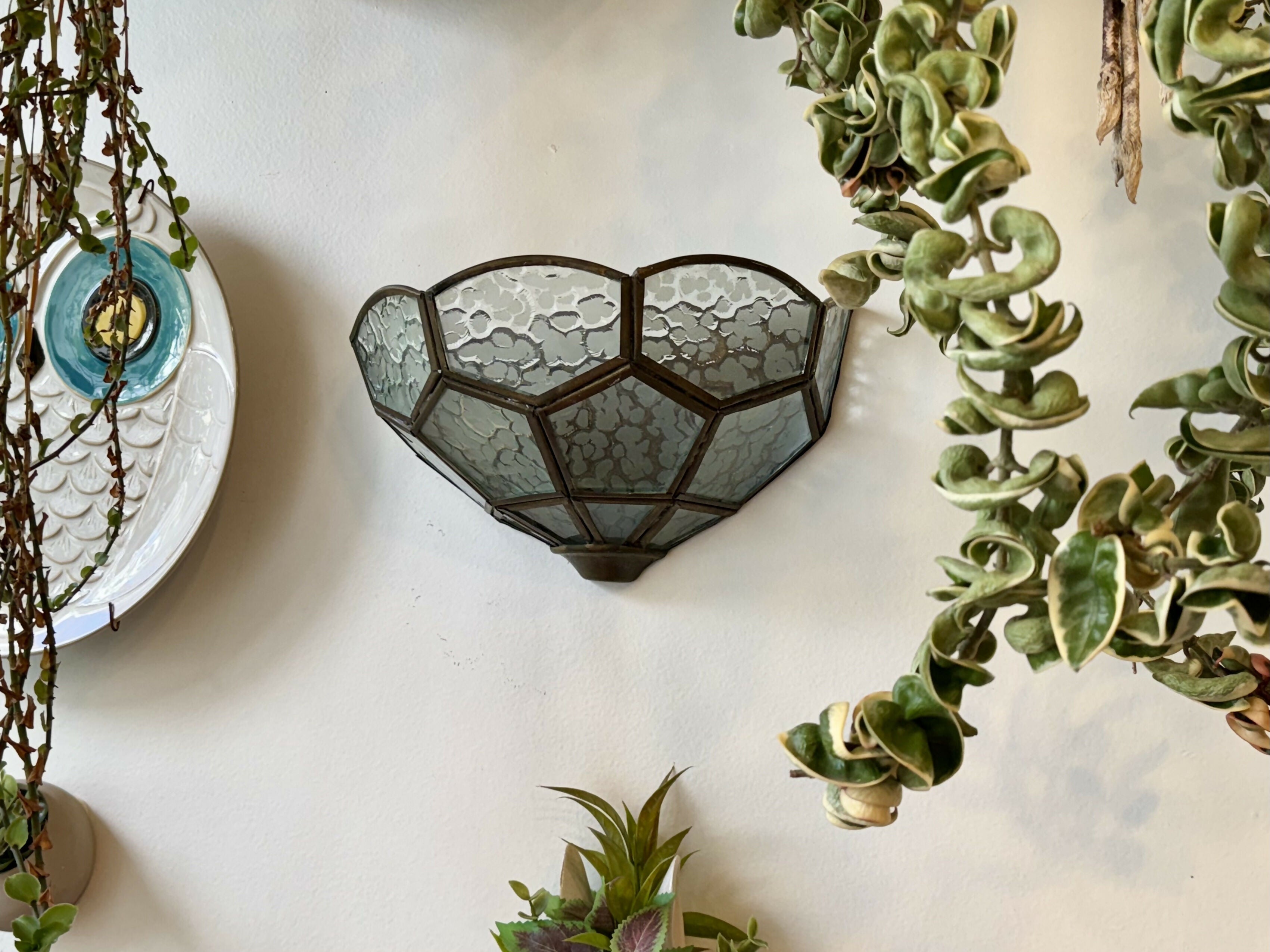 Luminária parede Arandela estilo Tiffany