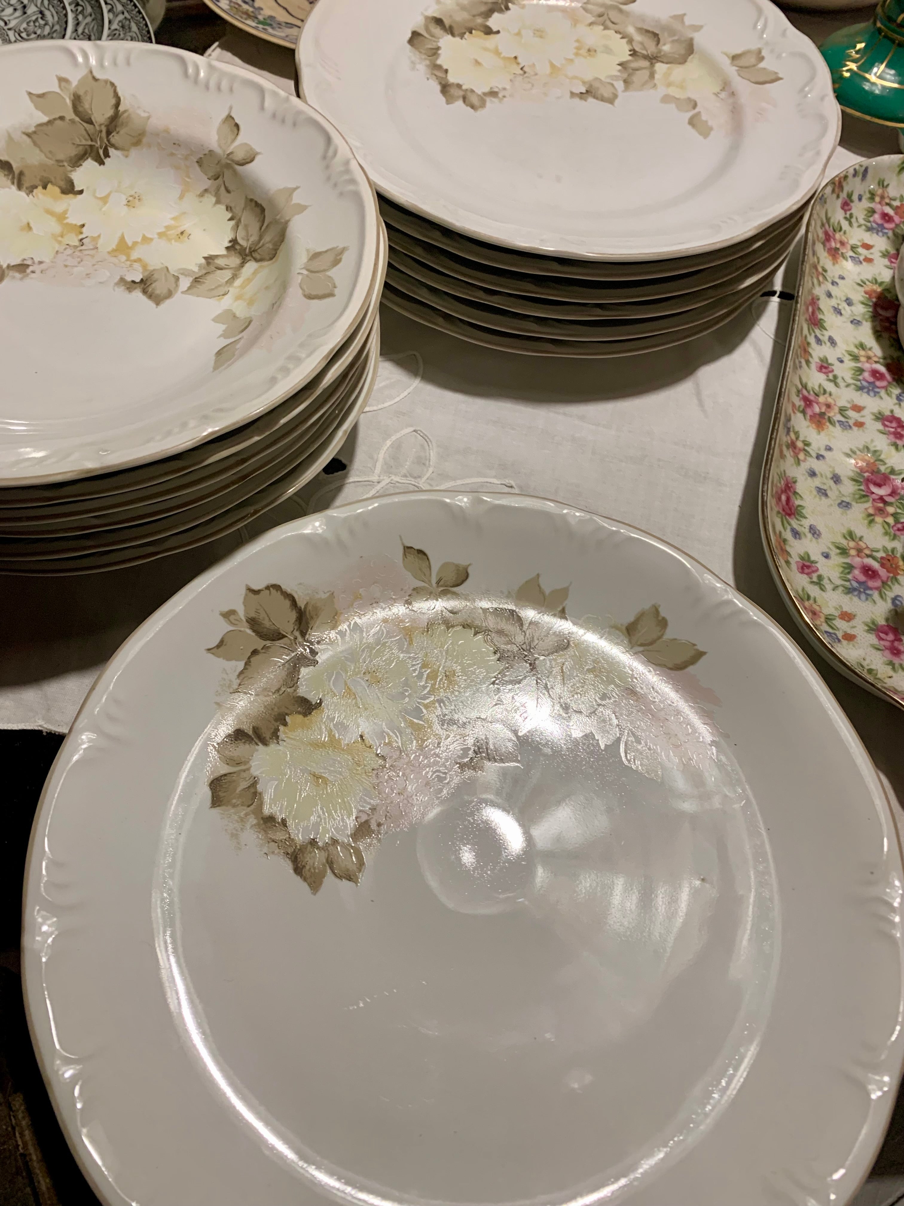 Jogo de jantar porcelana Schimdt Floral