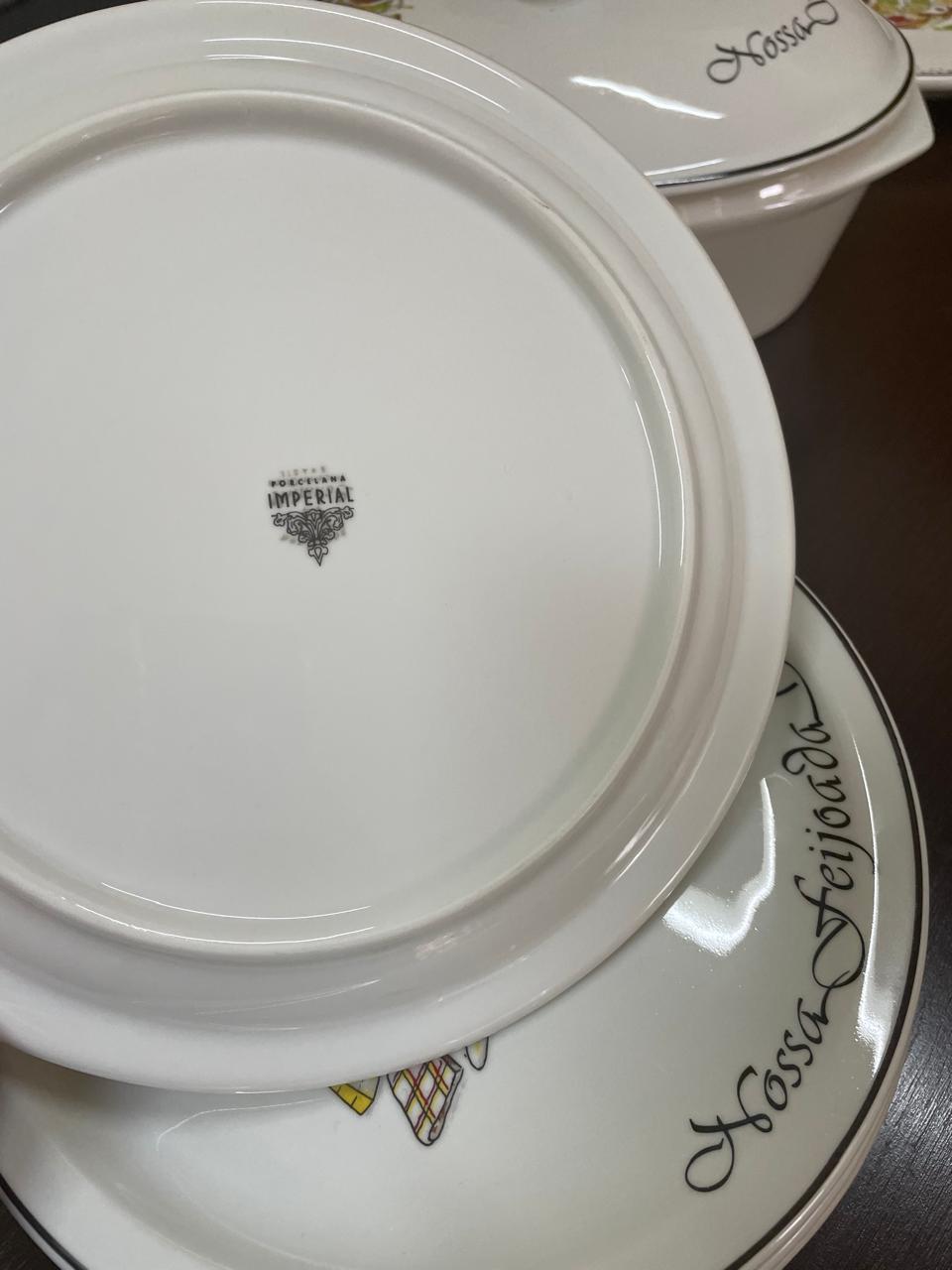 Jogo de pratos para feijoada Vintage