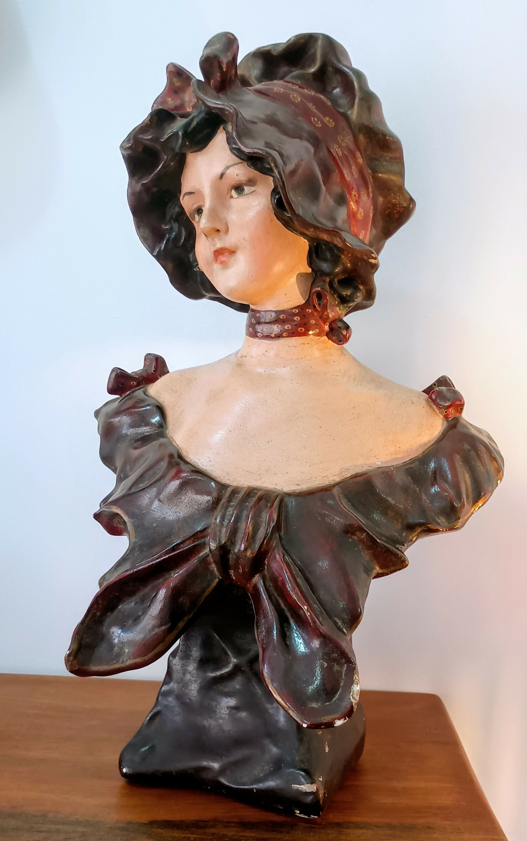 Busto ART Nouveau Terracota c.1900
