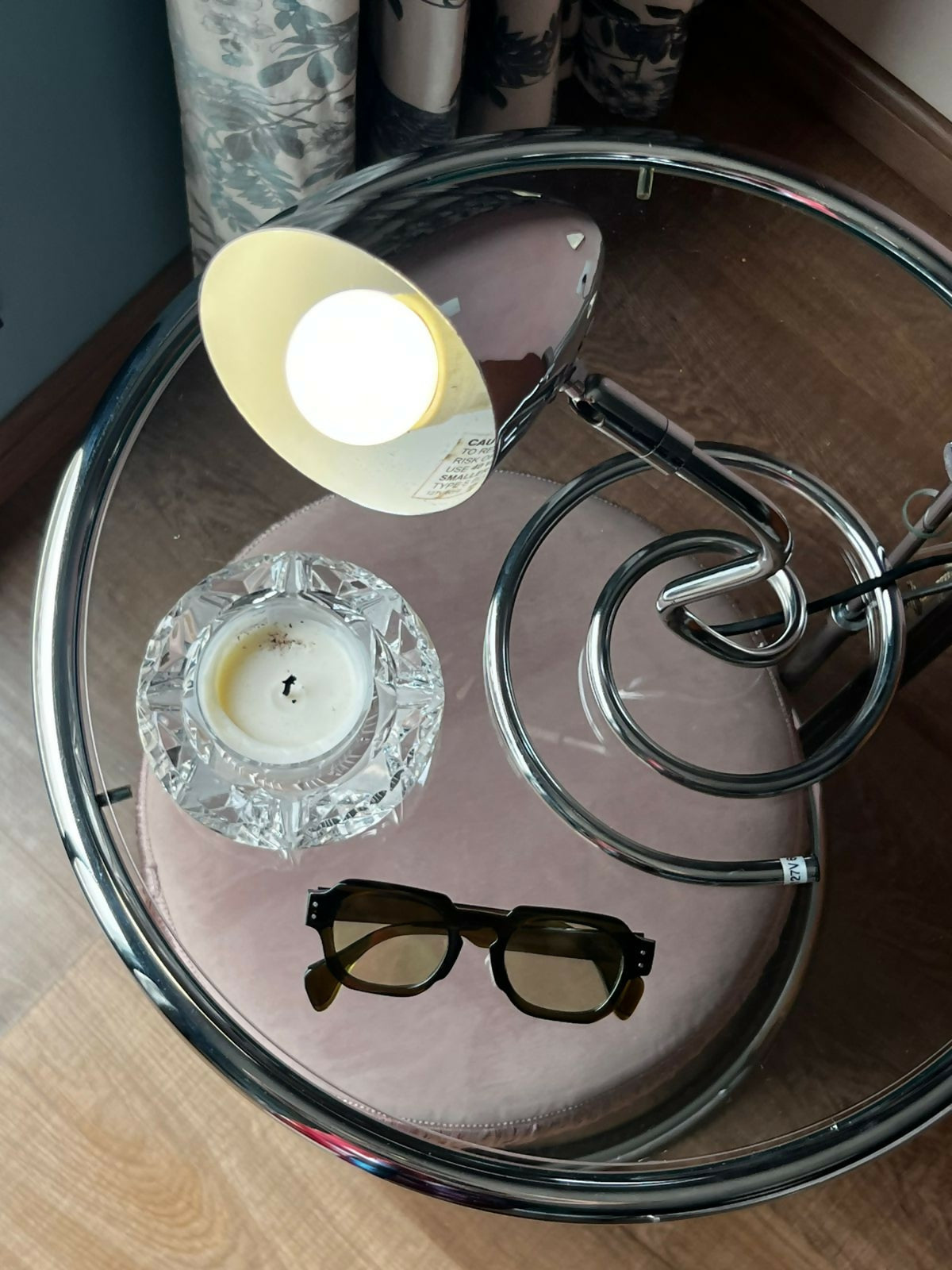 Luminária space age 80s – peça importada