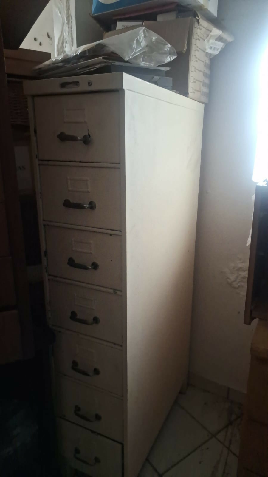 Arquivo / Fichário Industrial Vintage – 6 Gavetas