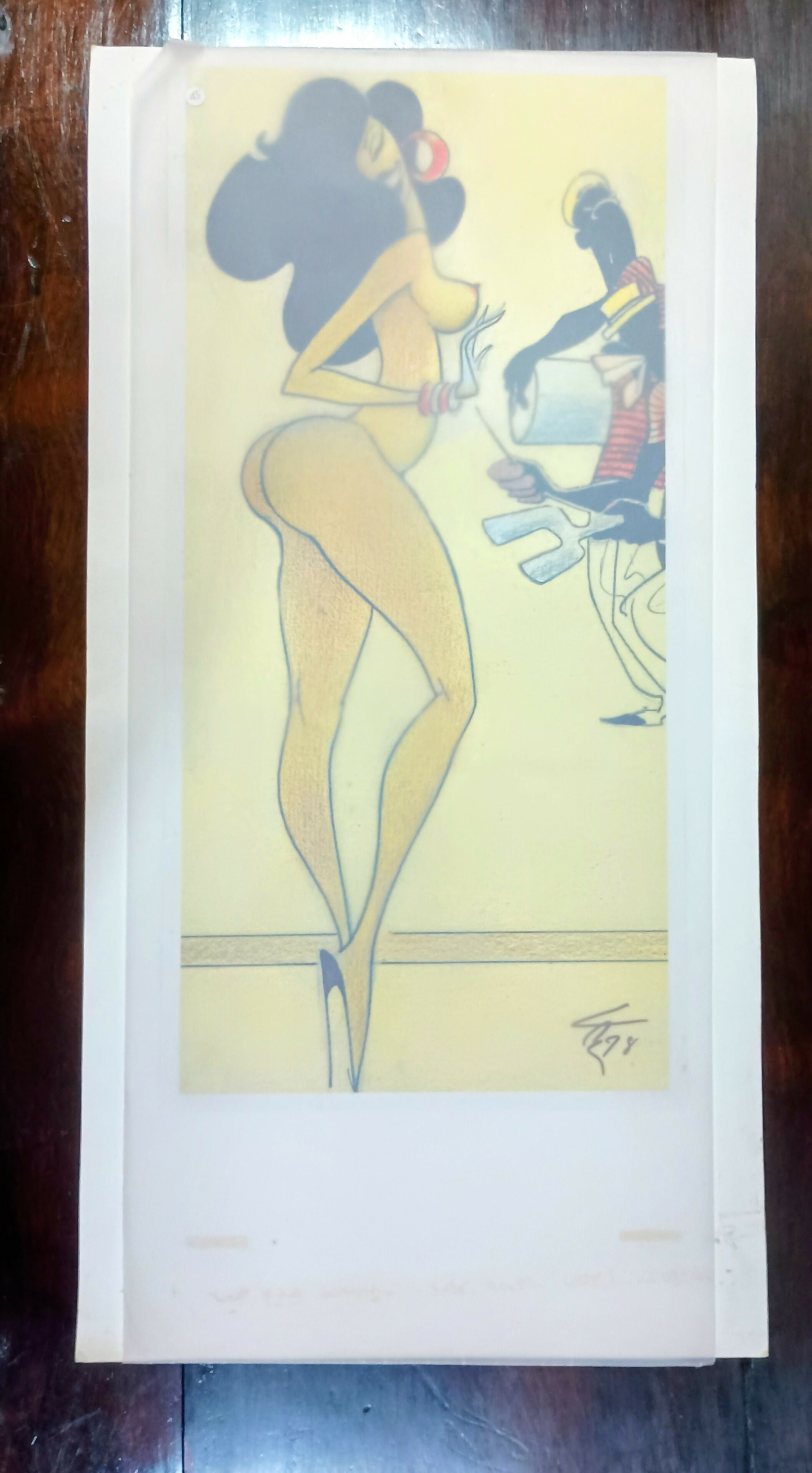 GRAVURA DO CARTUNISTA LAN