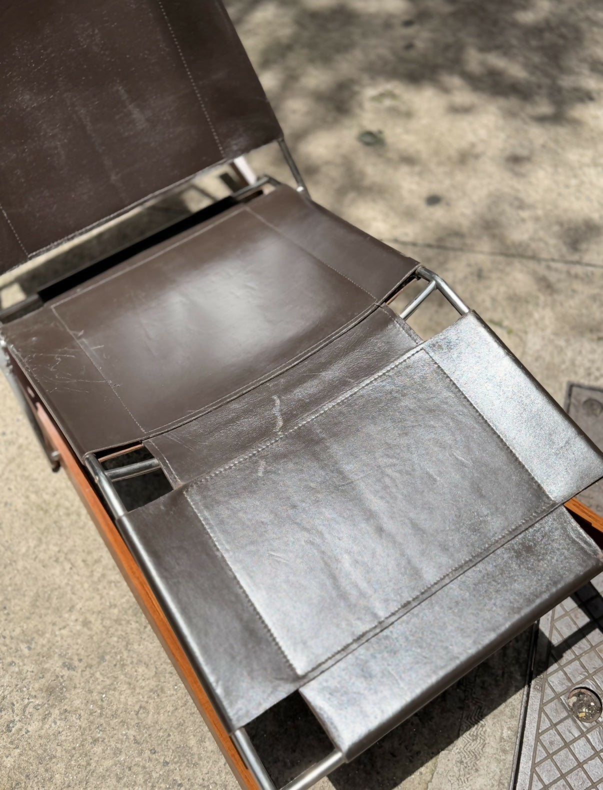 Poltrona espreguiçadeira anos 70