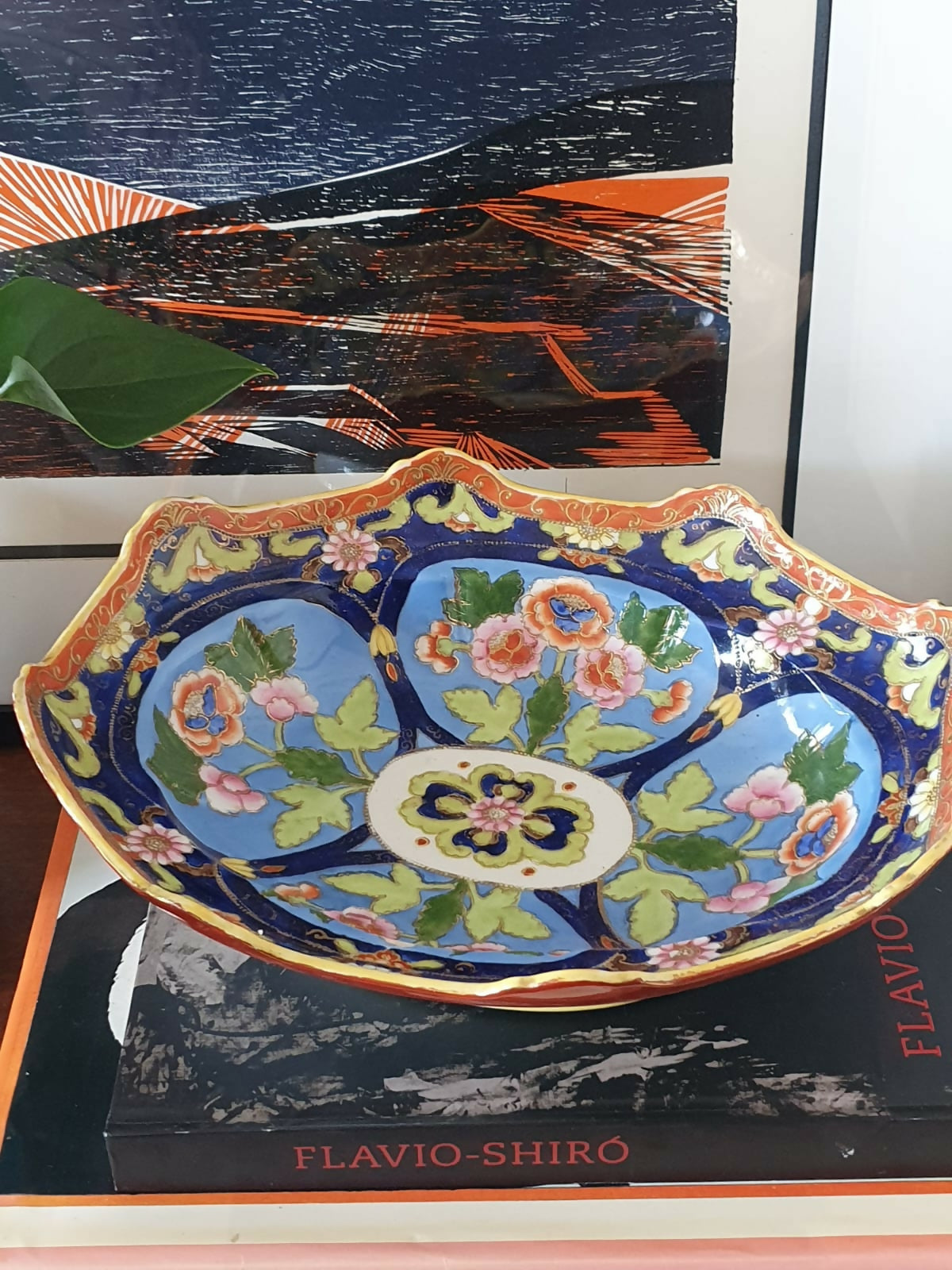 Fruteira em porcelana japonesa Noritake. Maravilhoso!