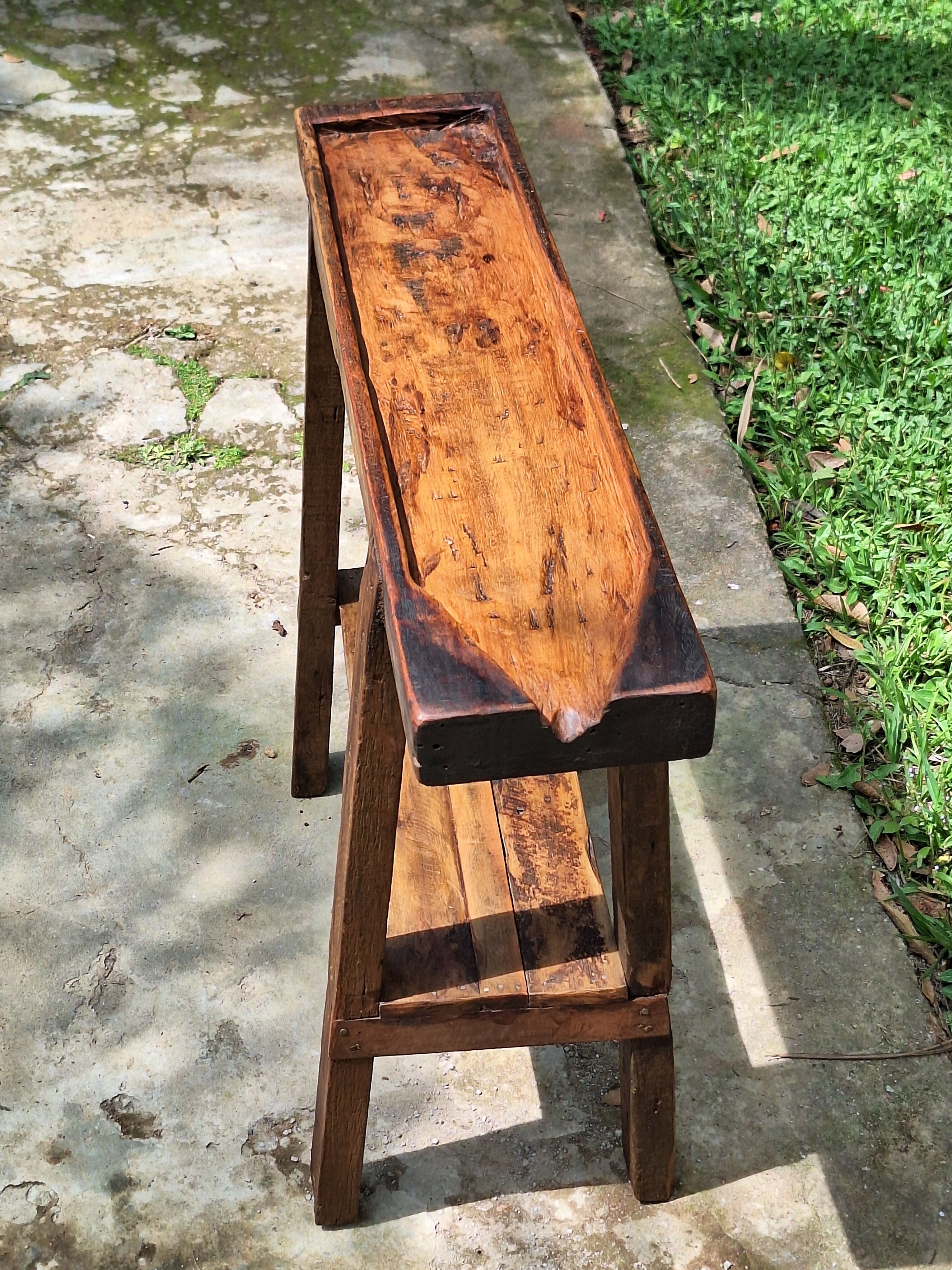 Queijeira Rústica Madeira Maciça Garimpo Mineiro