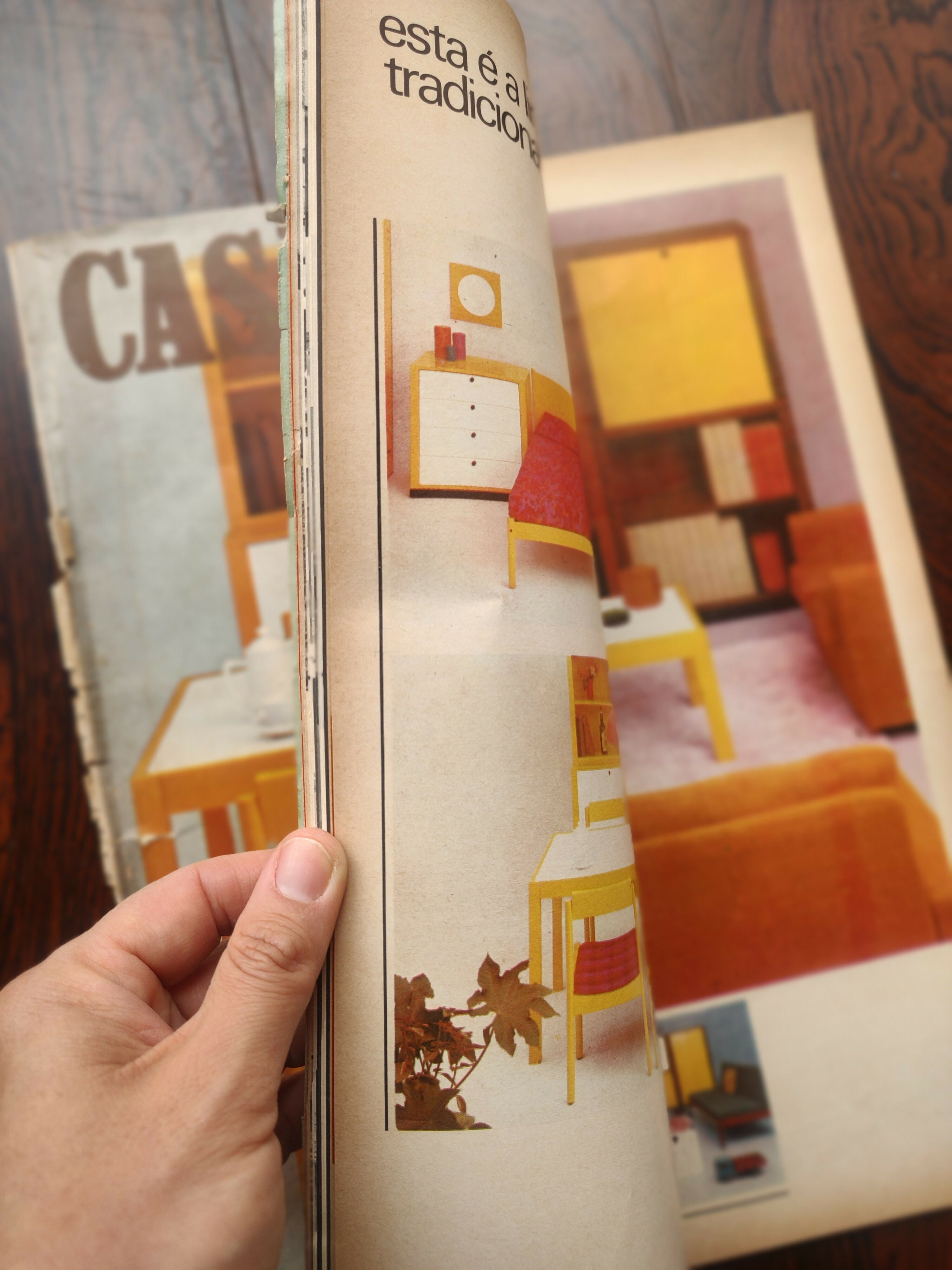 Antiga "Revista Casa & Jardim" - 1970 (Capa Mobília Contemporânea)