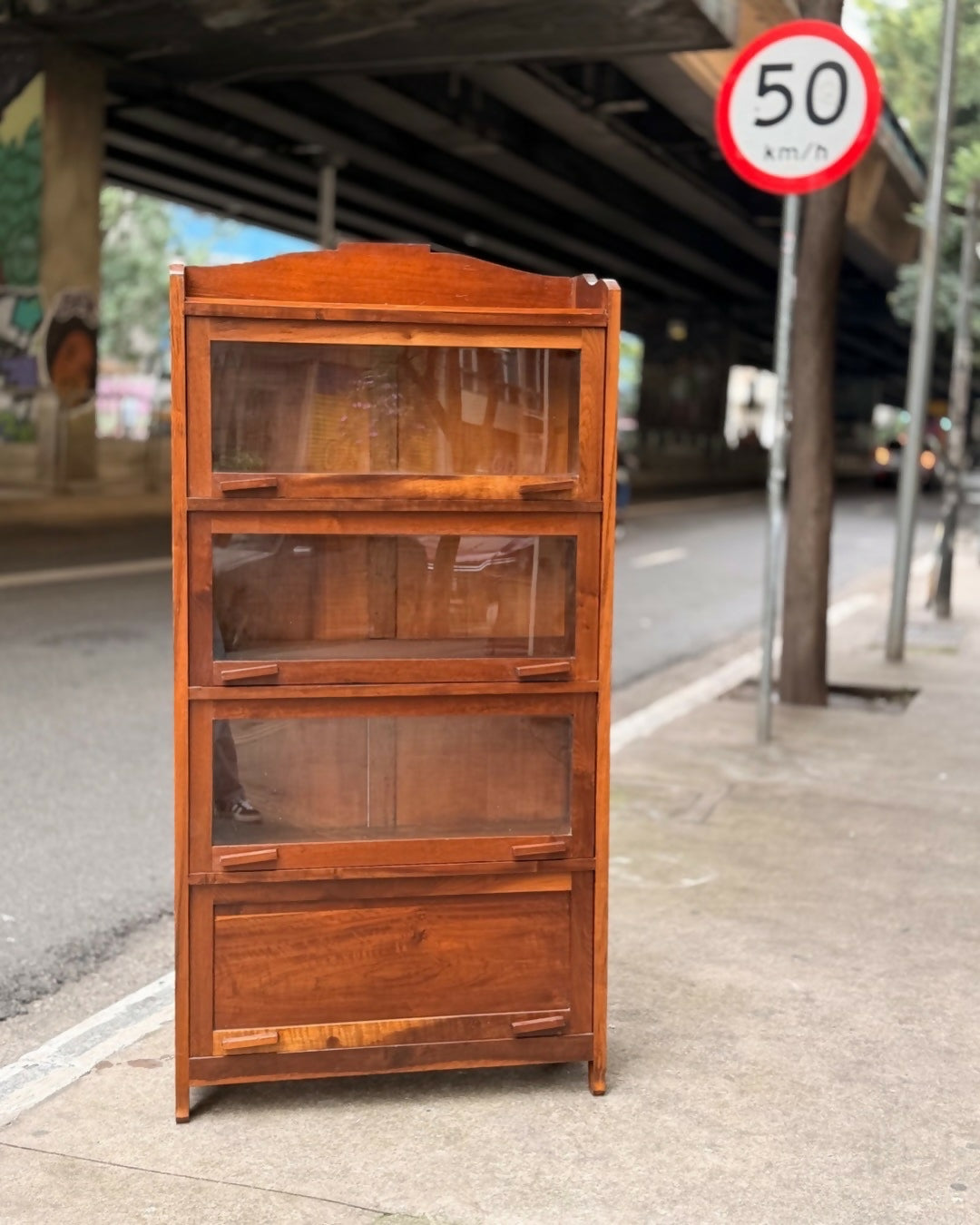 Livreiro com Portas Basculantes