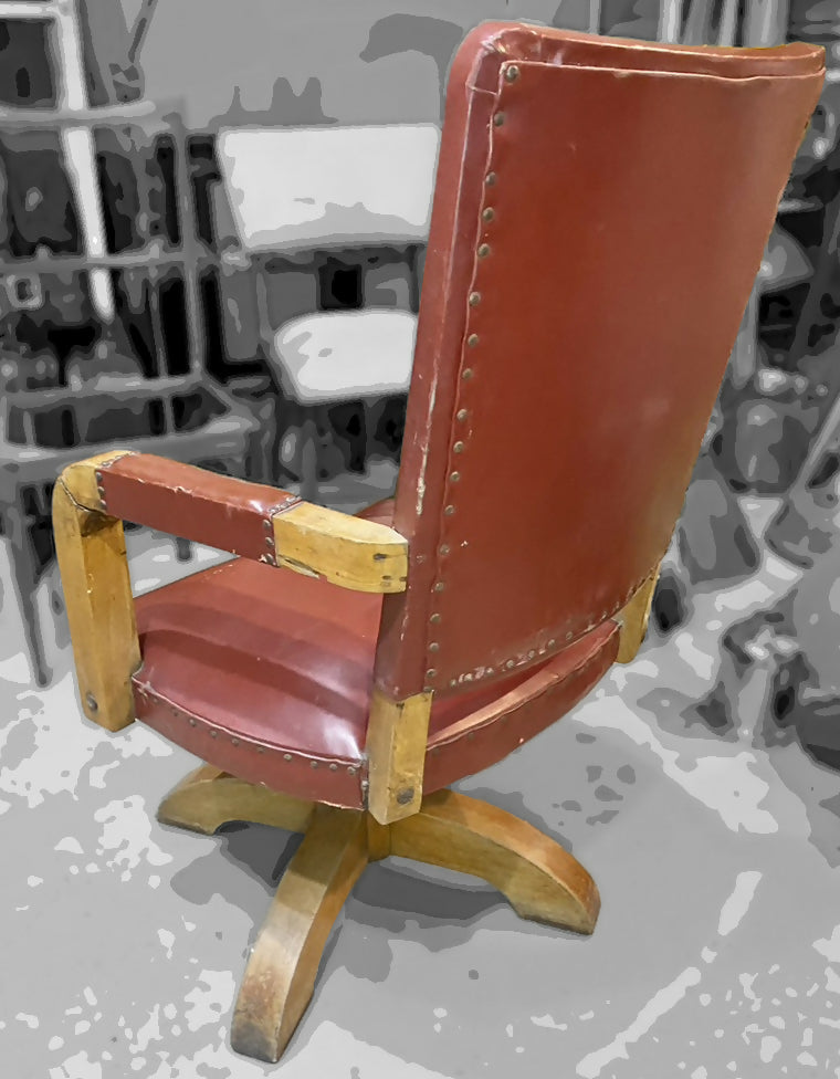 Cadeira antiga - Estilo xerife